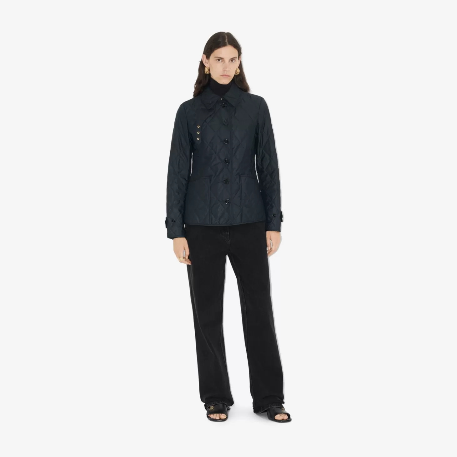 Burberry Quiltad termoreglerad jacka*Kvinnor Kaffor och jackor