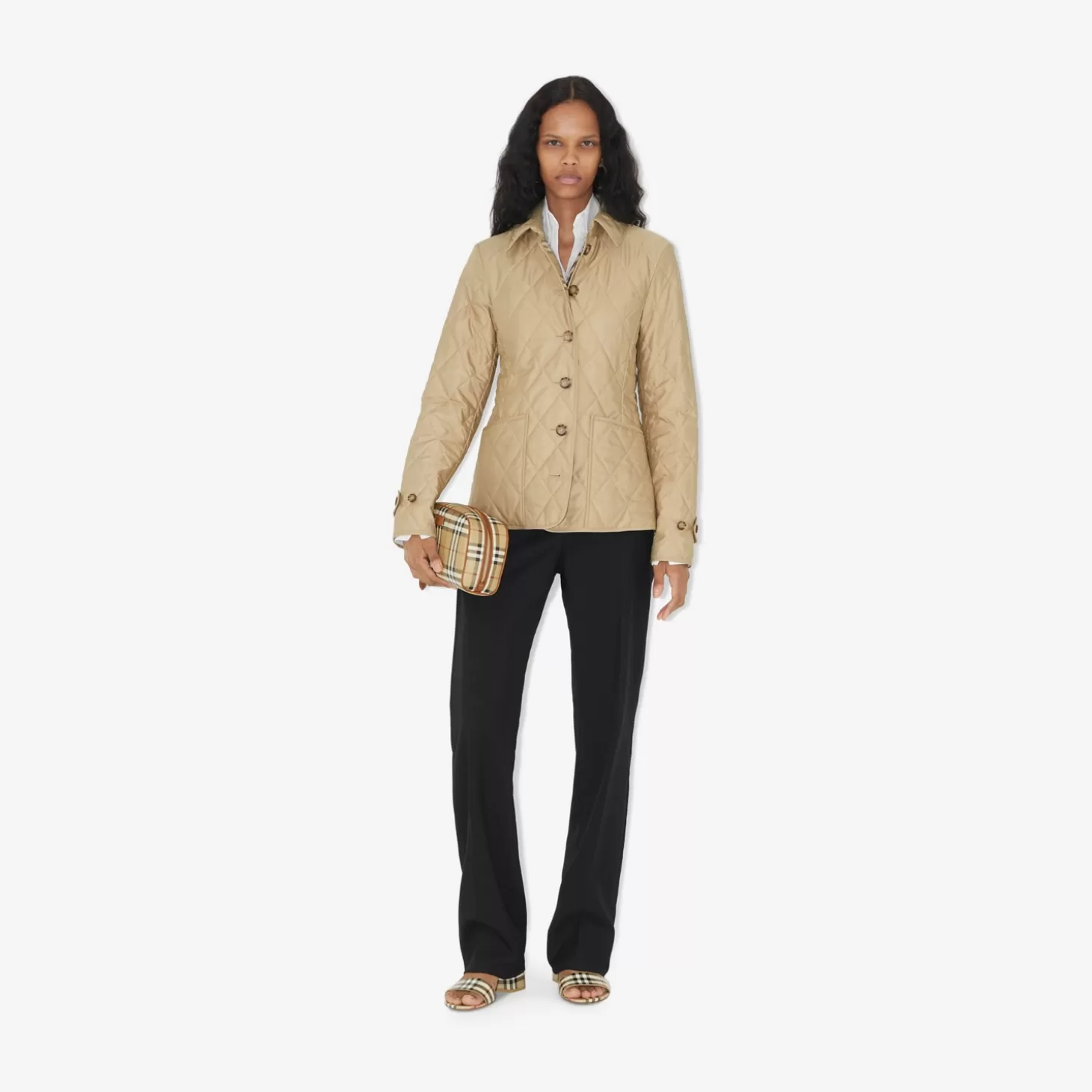 Burberry Quiltad termoreglerad jacka*Kvinnor Kaffor och jackor