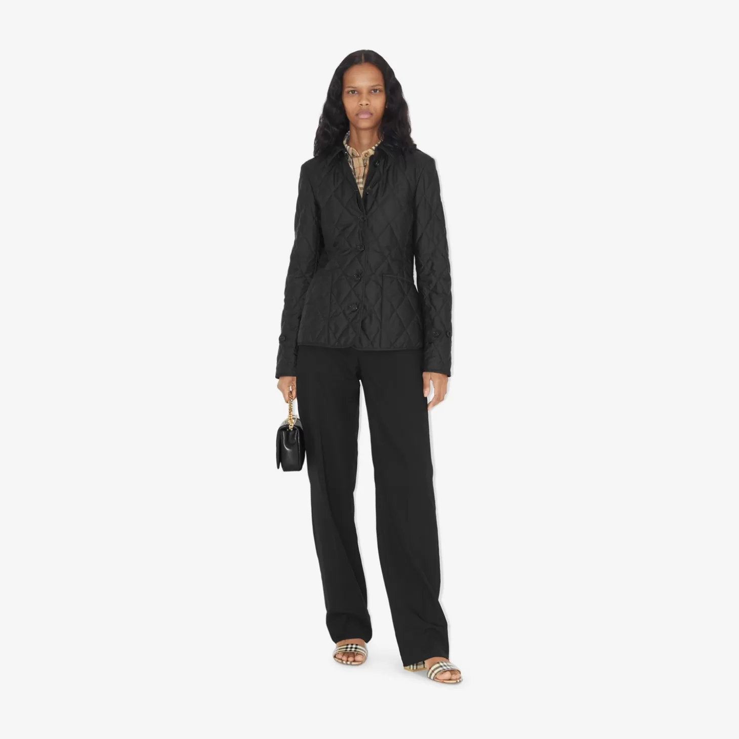 Burberry Quiltad termoreglerad jacka*Kvinnor Kaffor och jackor