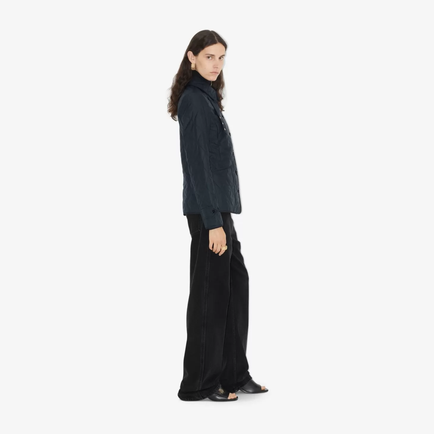 Burberry Quiltad termoreglerad jacka*Kvinnor Kaffor och jackor