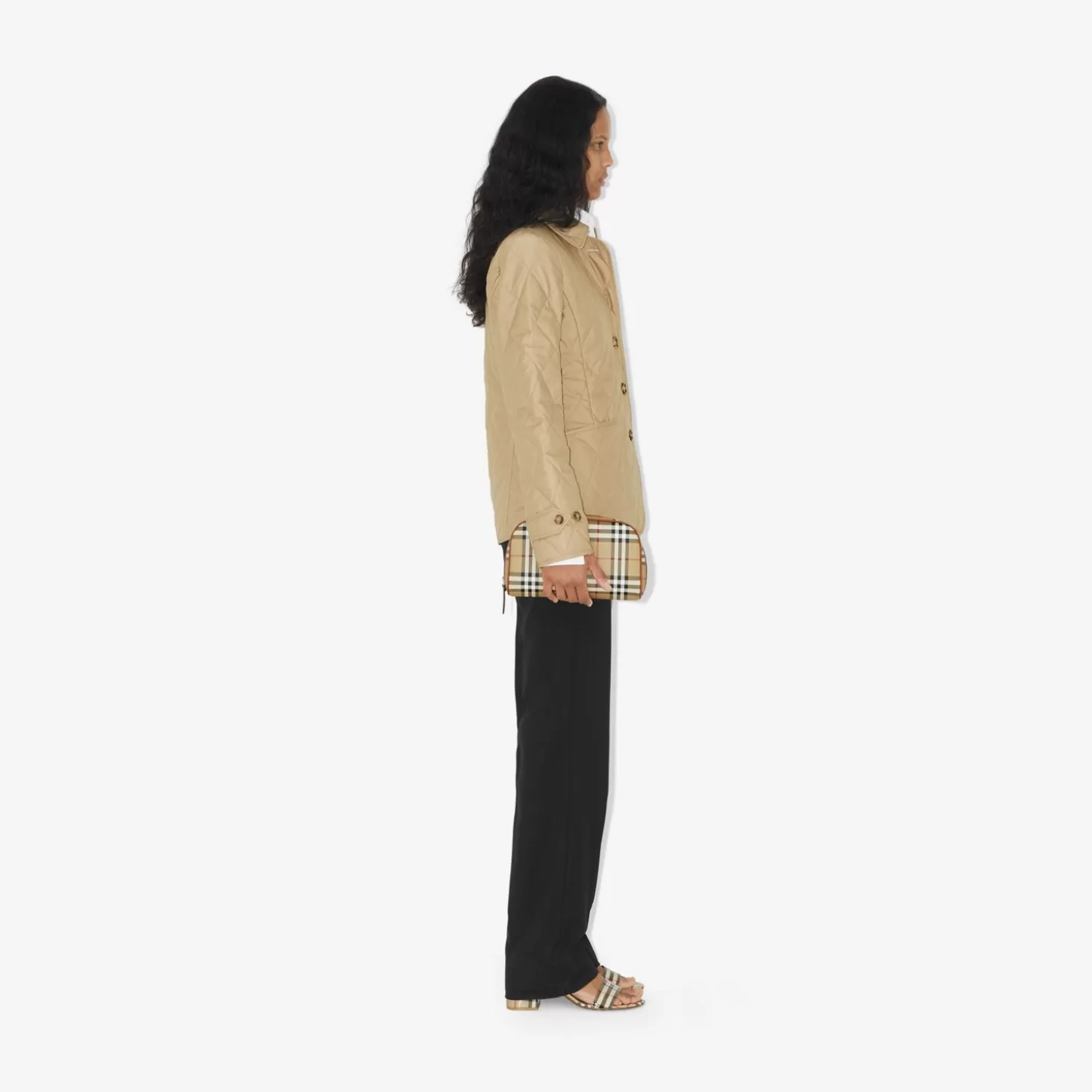 Burberry Quiltad termoreglerad jacka*Kvinnor Kaffor och jackor