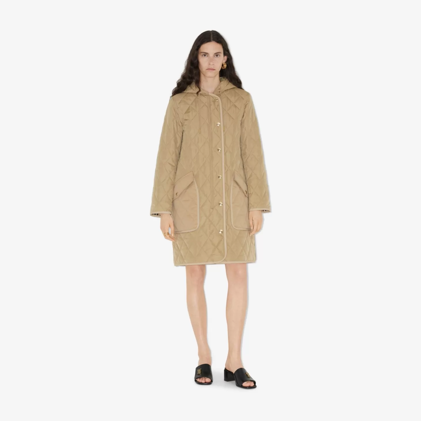 Burberry Quiltad termoreglerad kappa*Kvinnor Kaffor och jackor