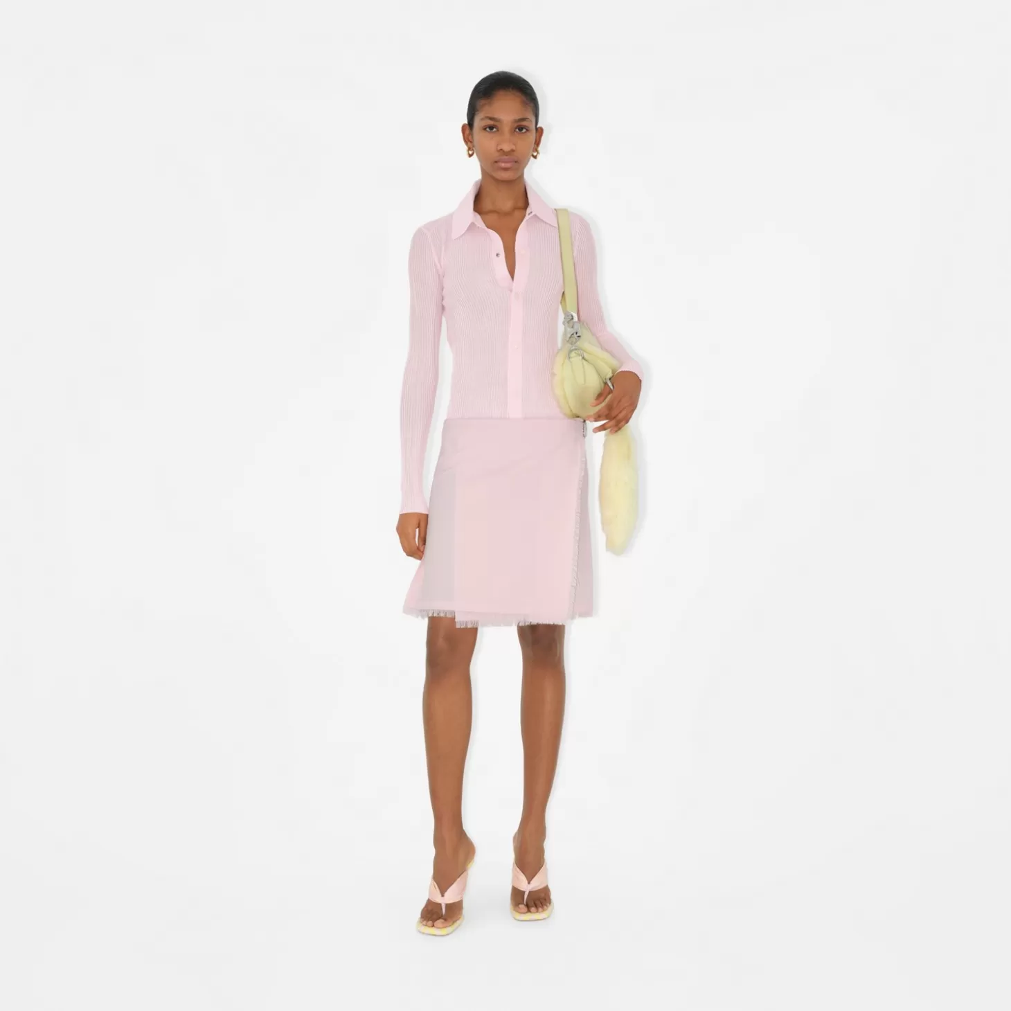 Burberry Ribbstickad skjorta*Kvinnor Stickat