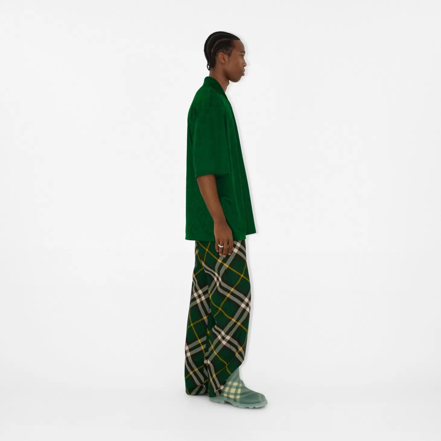 Burberry Rose Jacquard pikétröja*Män Polos & T-shirts