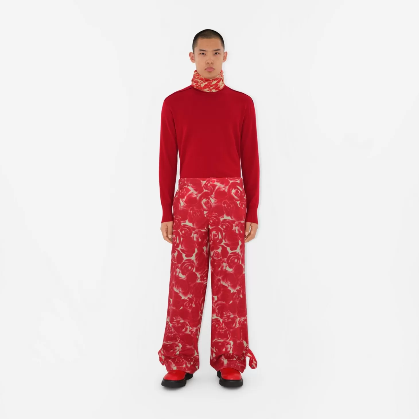 Burberry Rose vaxad bomullsbyxa*Män Byxor och shorts