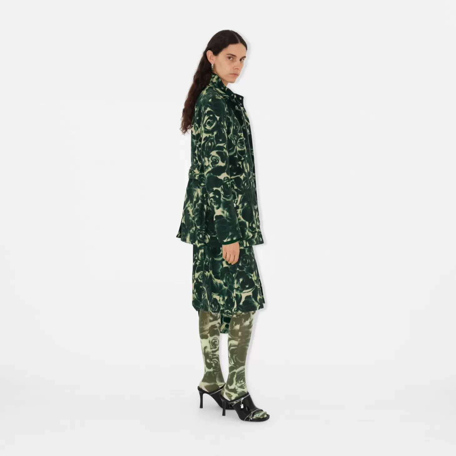 Burberry Rose vaxad bomullsjacka*Kvinnor Kaffor och jackor