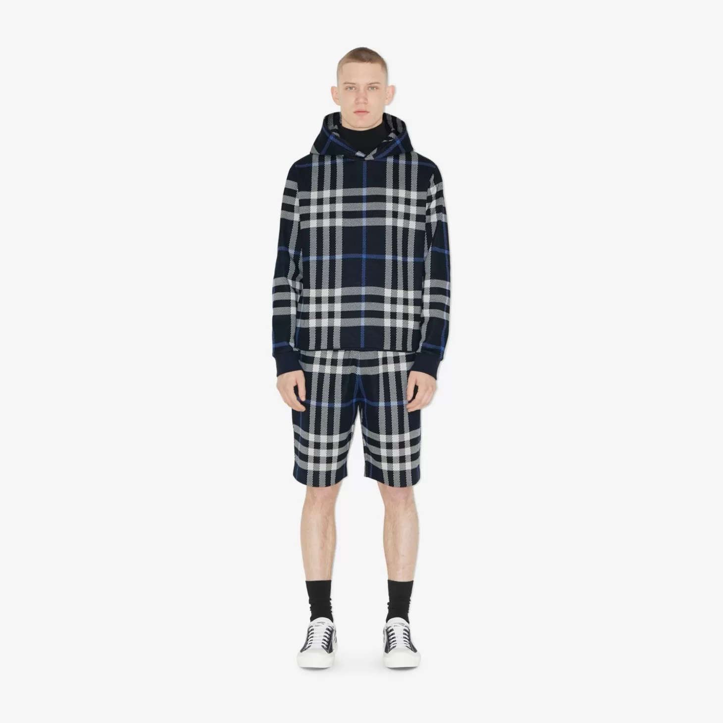 Burberry Ruta Jacquard Shorts i bomull*Män Byxor och shorts