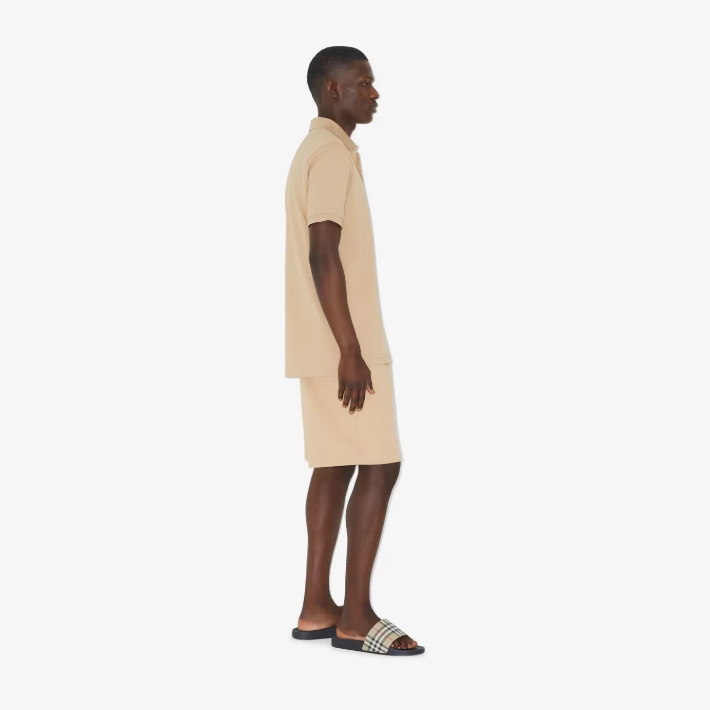 Burberry Rutig Ekd Cotton Pique Polo Shirt*Män Polos & T-shirts
