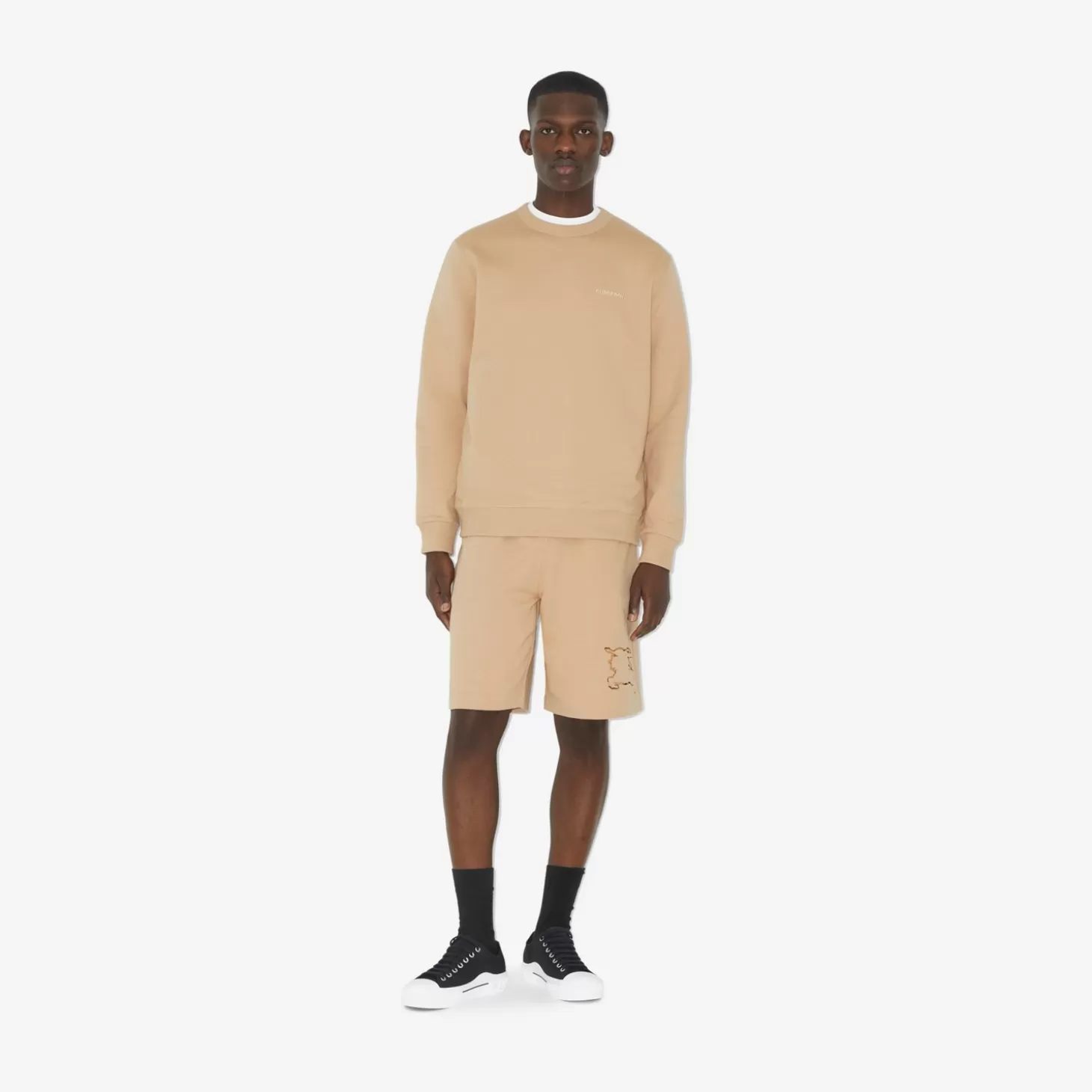 Burberry Rutig Ekd Cotton Sweatshirt*Män Tröjor och tröjor