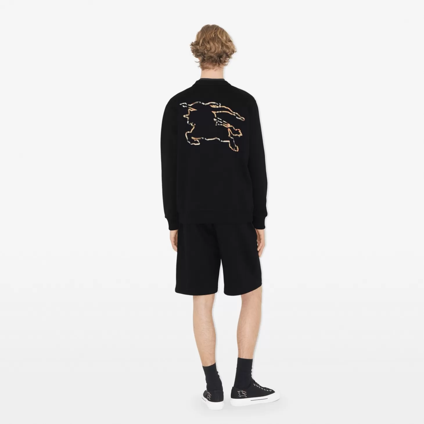 Burberry Rutig Ekd Cotton Sweatshirt*Män Tröjor och tröjor