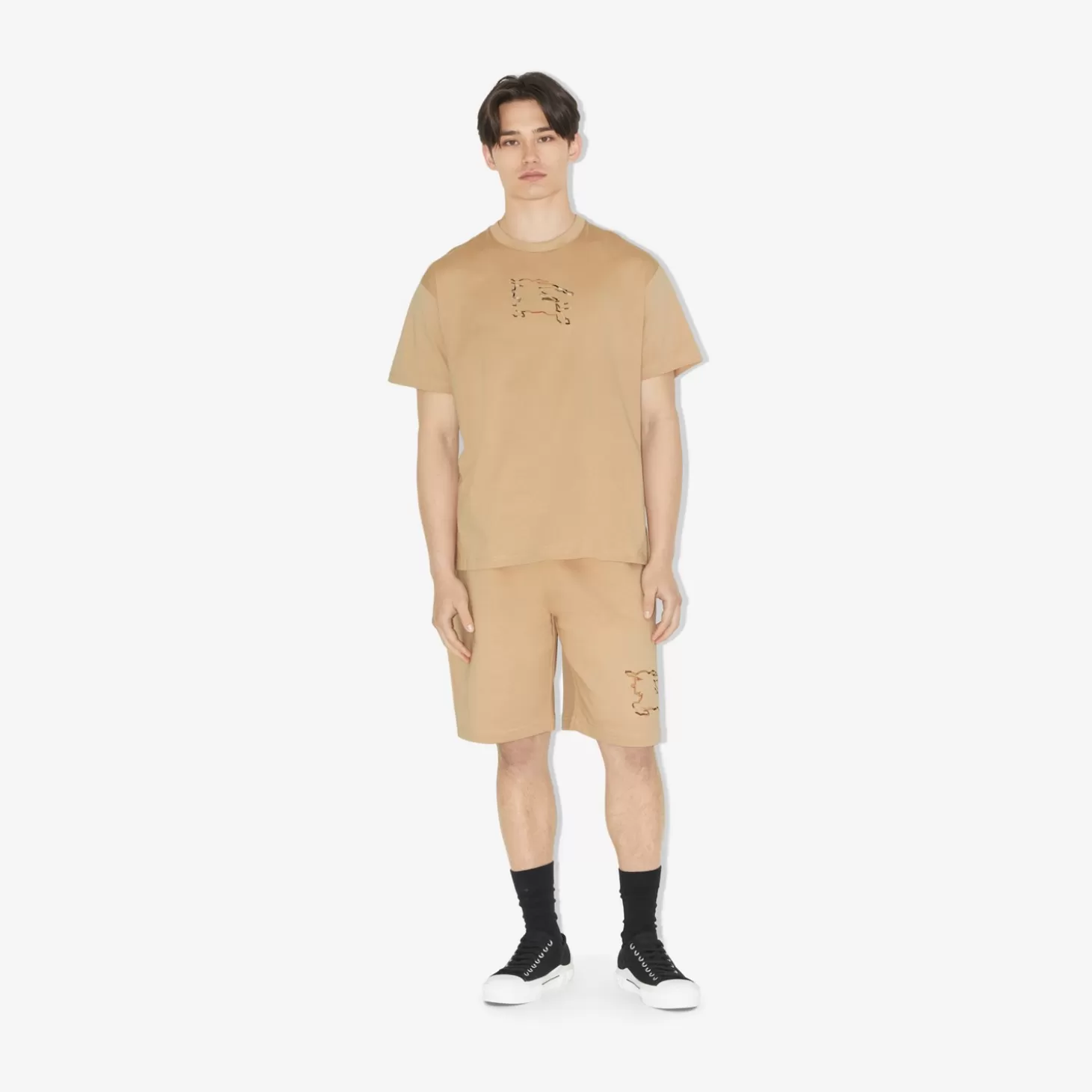 Burberry Rutig Ekd Cotton T-Shirt*Män Polos & T-shirts