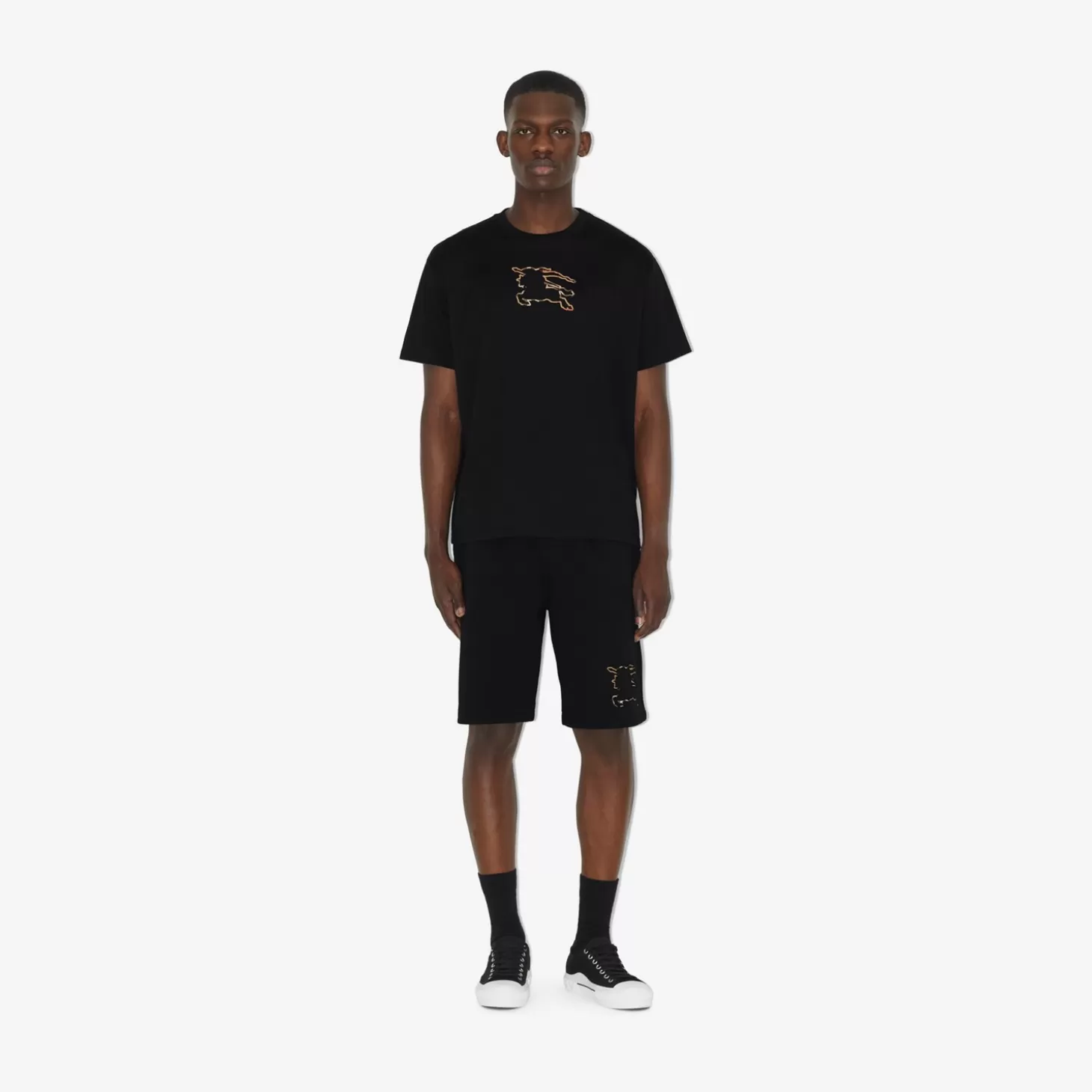 Burberry Rutig Ekd Cotton T-Shirt*Män Polos & T-shirts