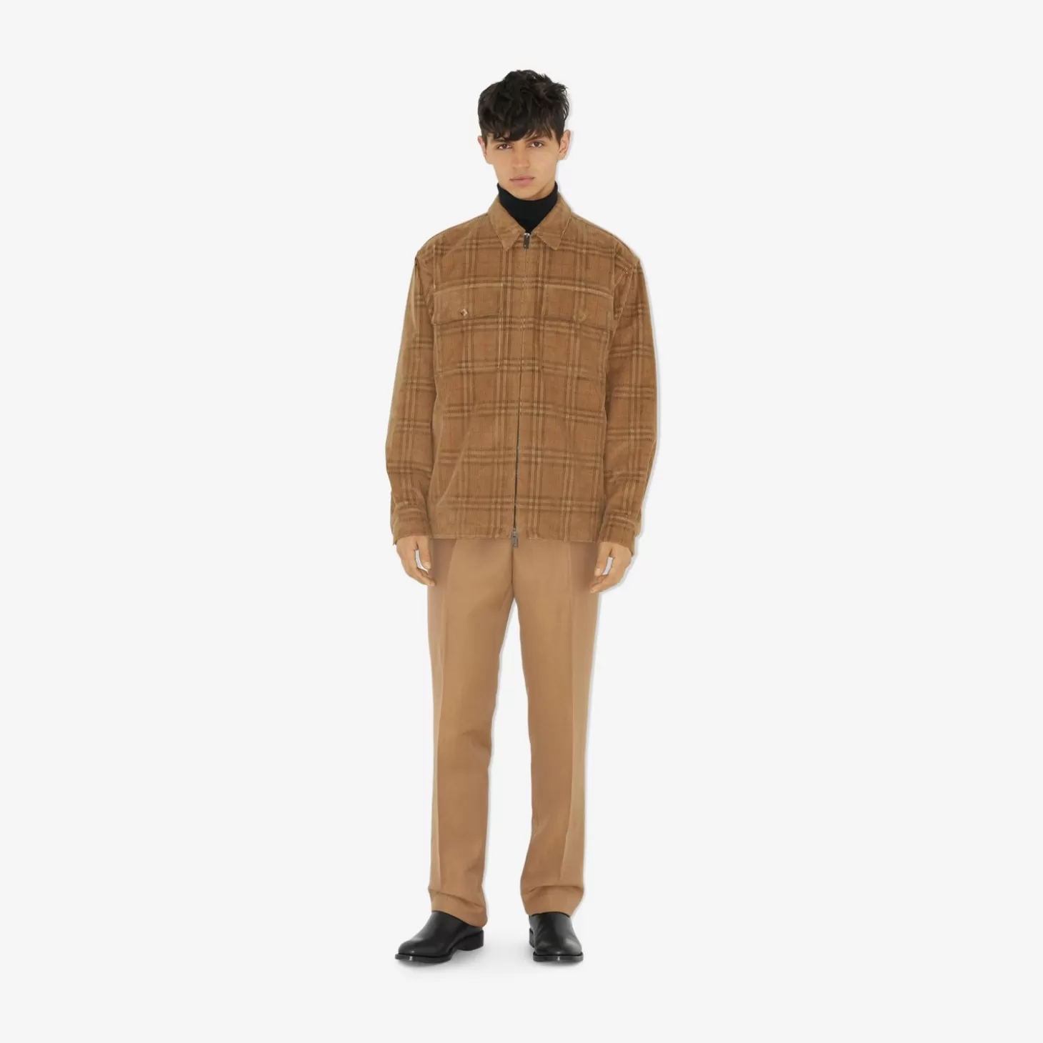 Burberry Rutig manchesterskjorta*Män Skjortor | Kaffor och jackor
