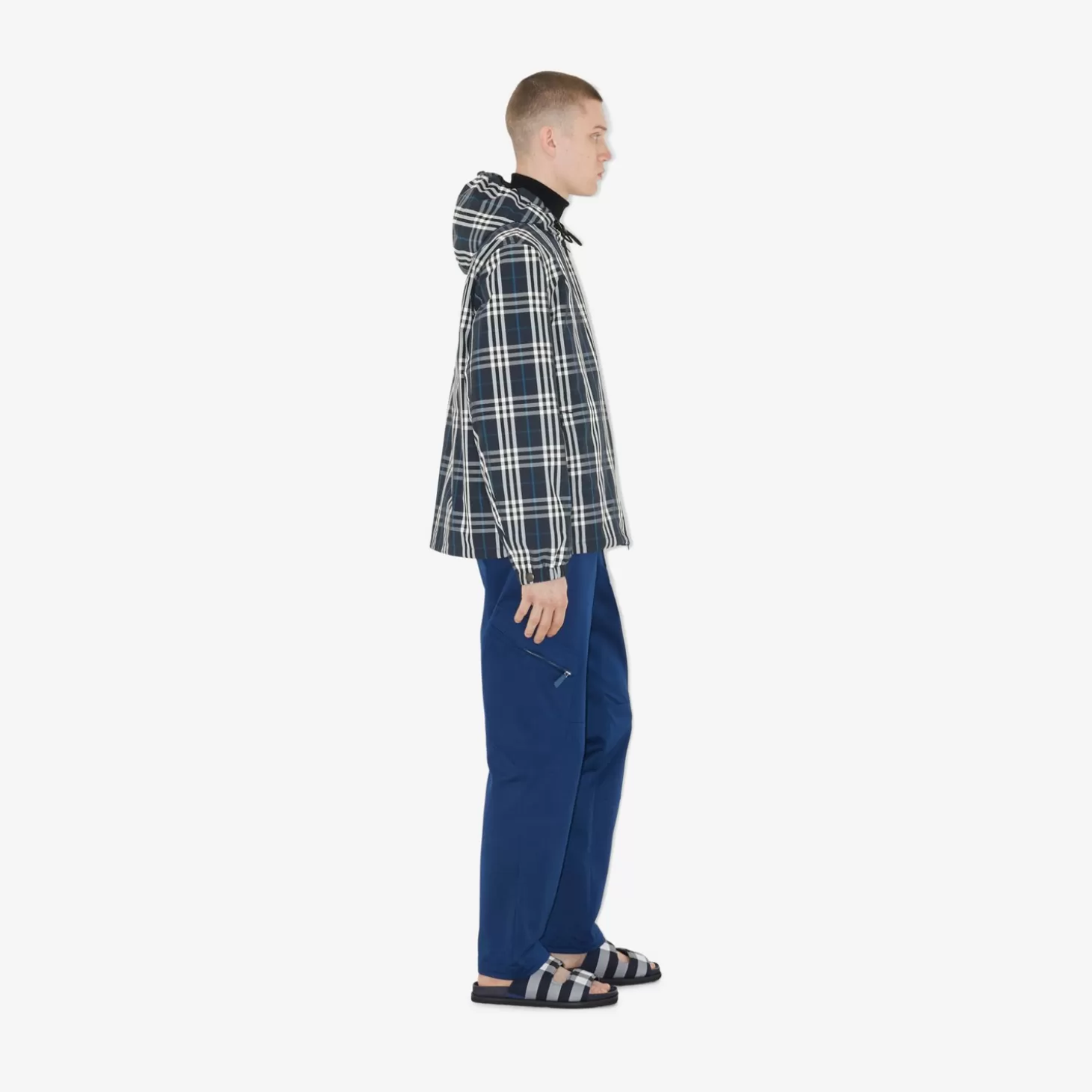 Burberry Rutig nylonjacka*Män Kaffor och jackor
