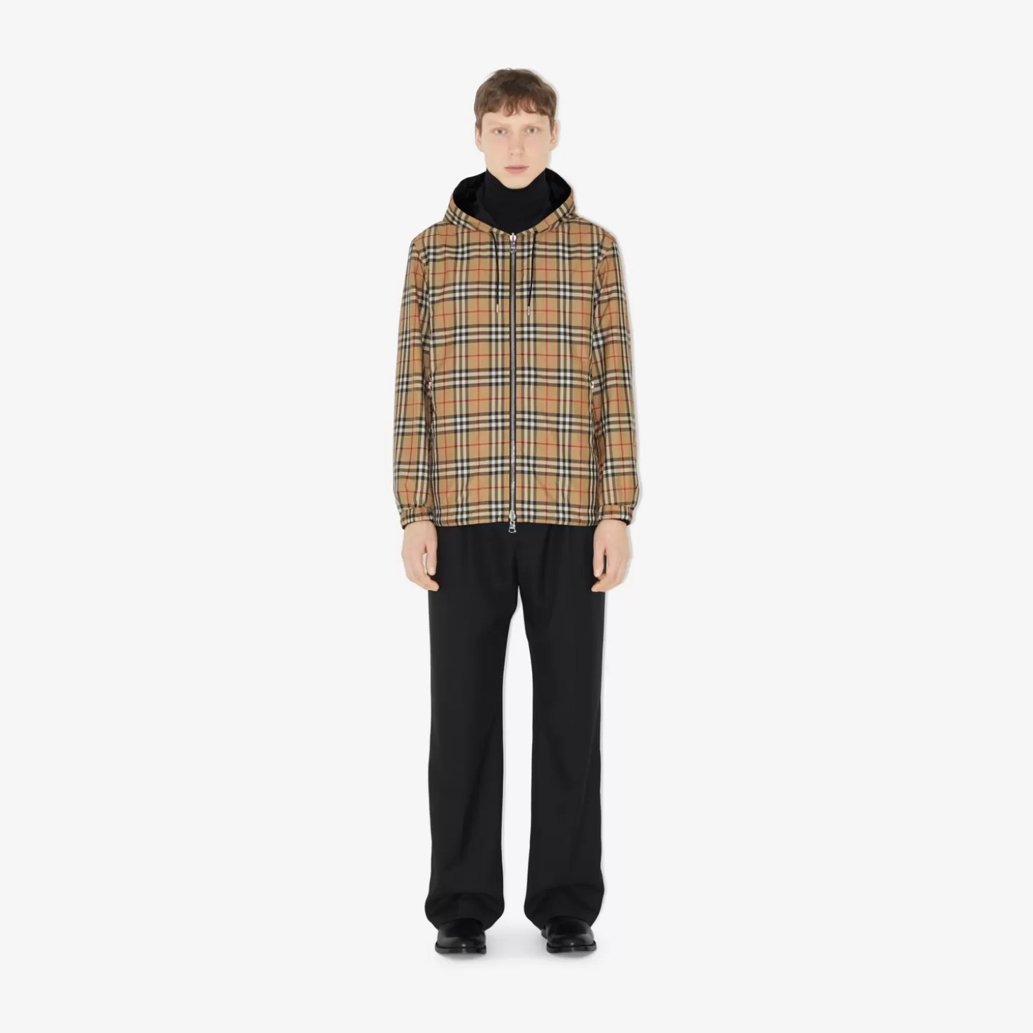 Burberry Rutig vändbar jacka*Män Kaffor och jackor