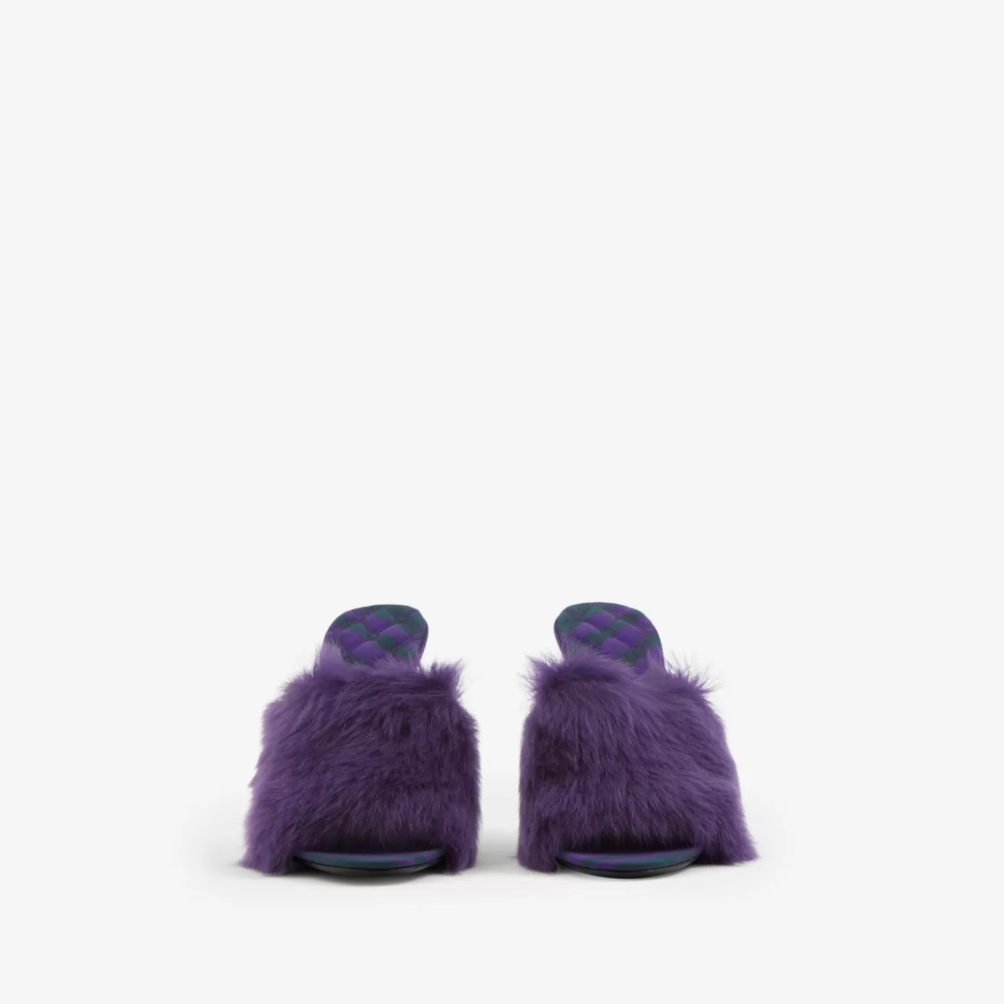 Burberry Shearling Minnie Mules*Kvinnor Sandaler