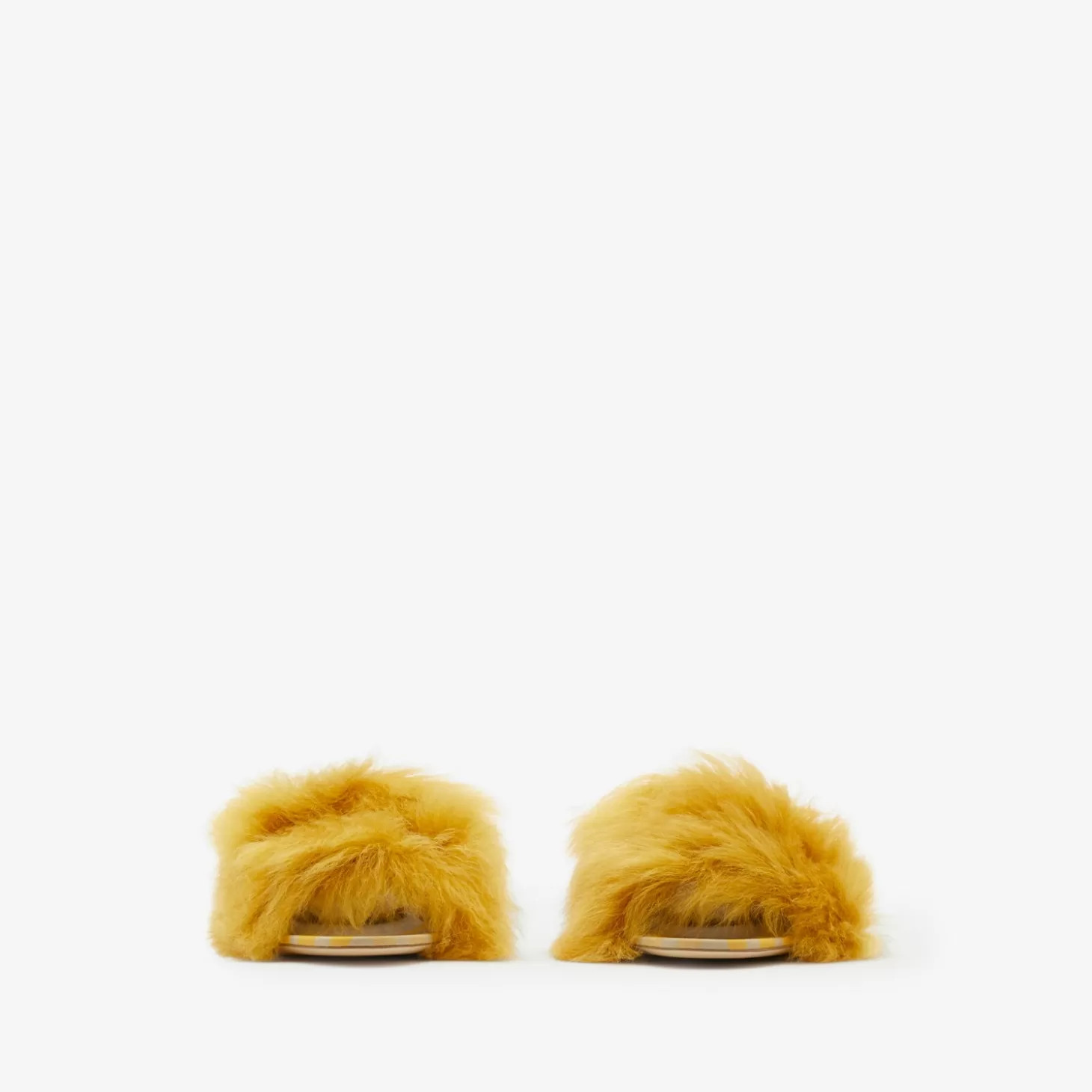 Burberry Shearling Minnie Mules*Kvinnor Sandaler