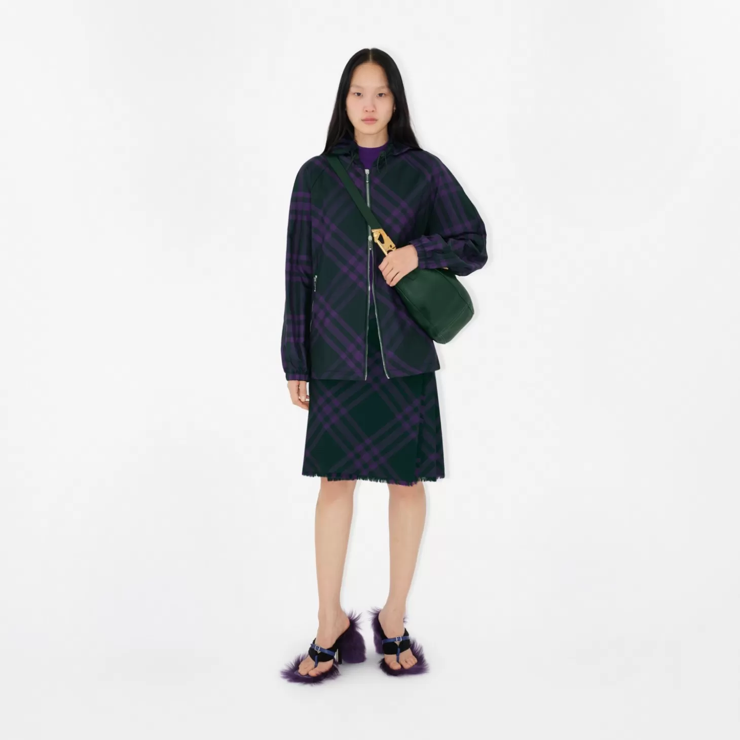 Burberry Shearling Step Post Sandaler*Kvinnor Sandaler