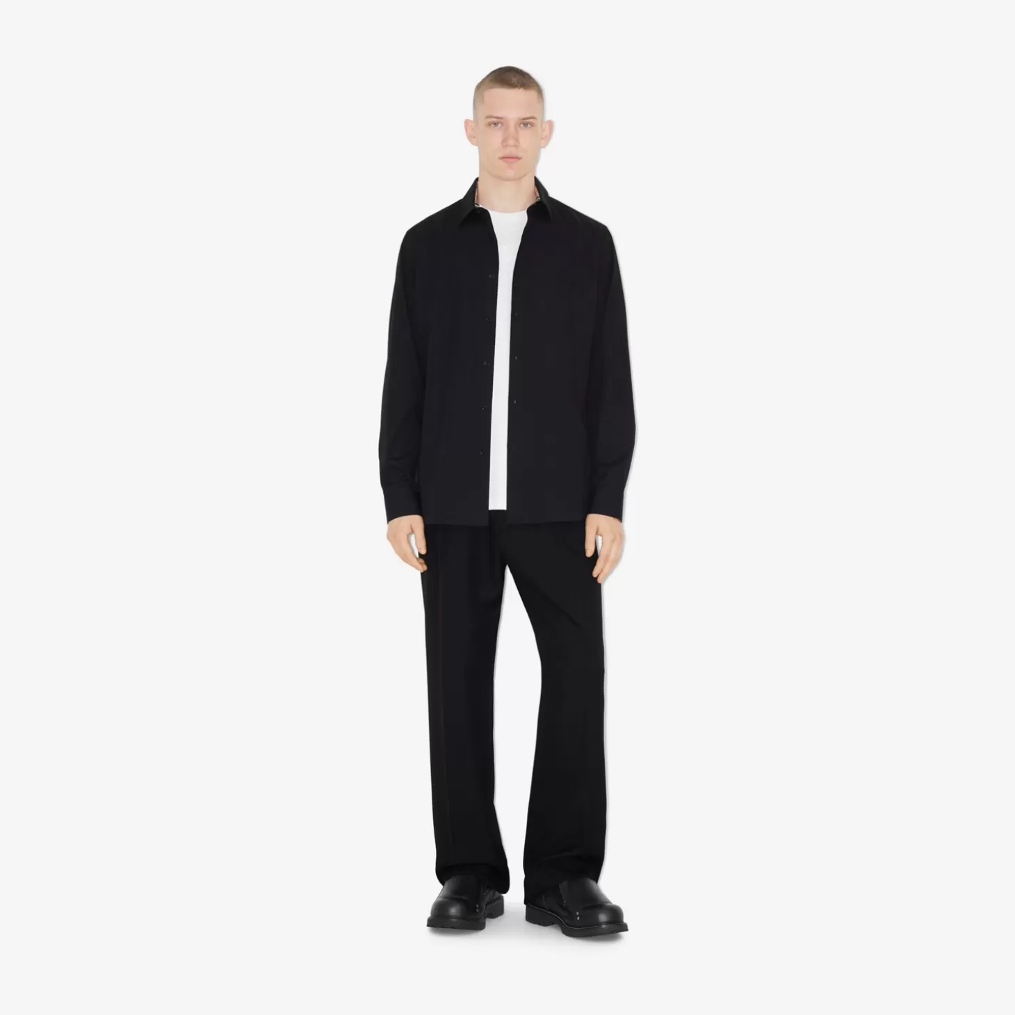 Burberry Skjorta i stretchig bomull*Män Skjortor