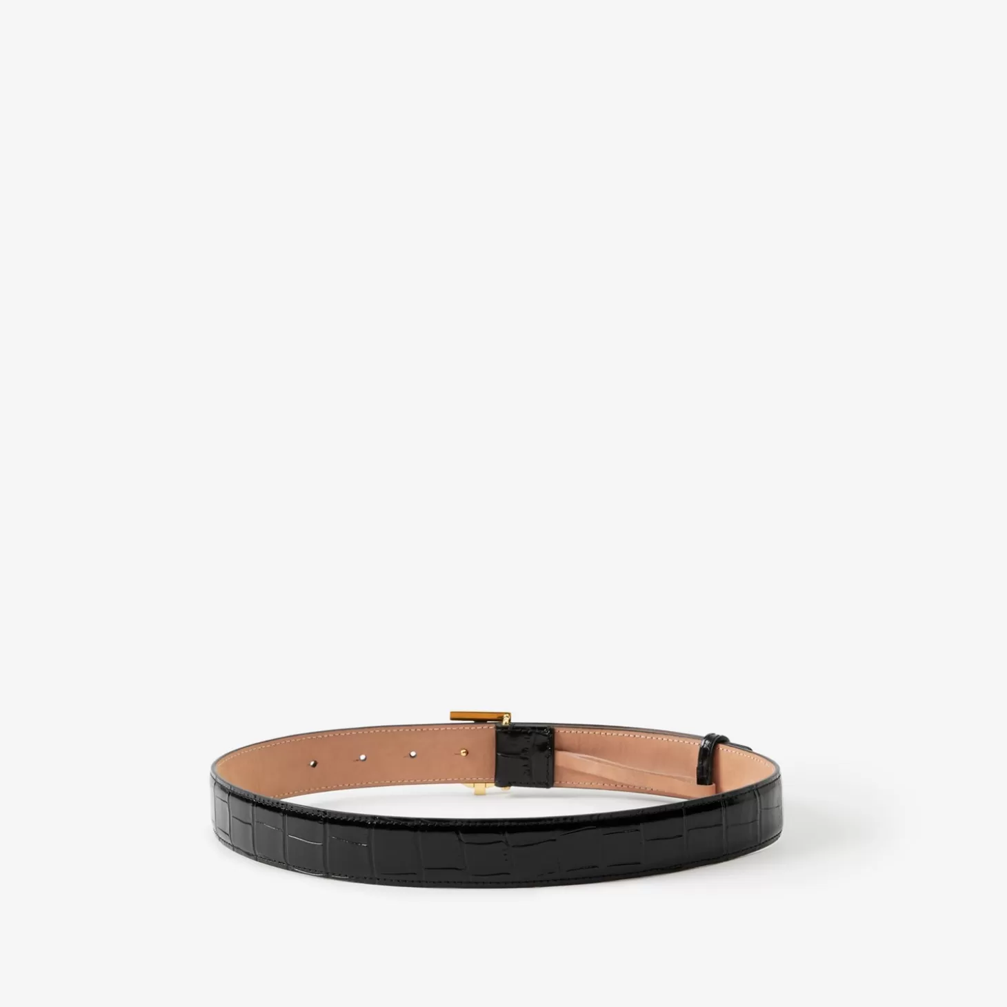 Burberry Tb-bälte i präglat läder*Kvinnor Bälten
