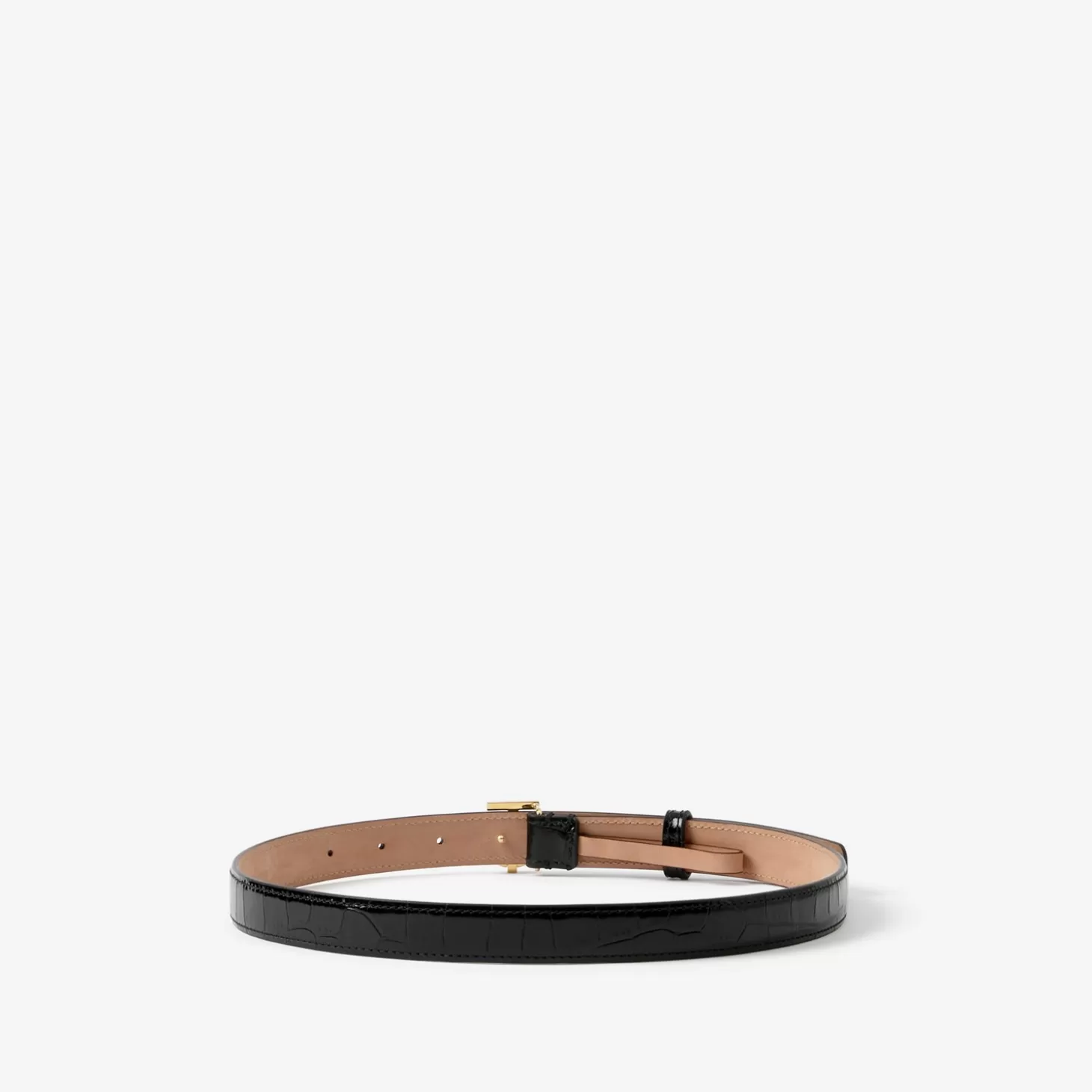 Burberry Tb-bälte i präglat läder*Kvinnor Bälten