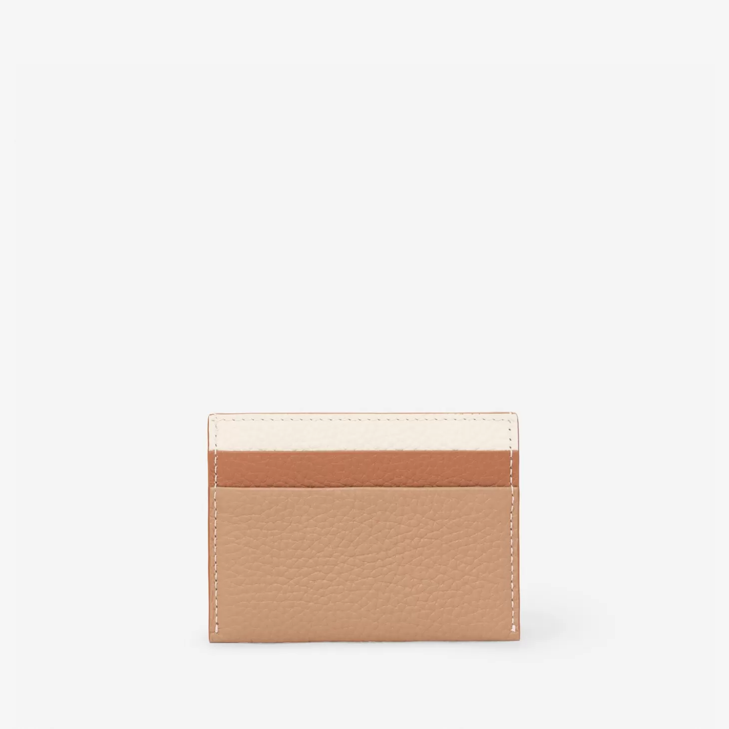 Burberry Tri-Tone kornigt läder Tb-kortfodral*Kvinnor Personliga presenter | Plånböcker och kortfodral