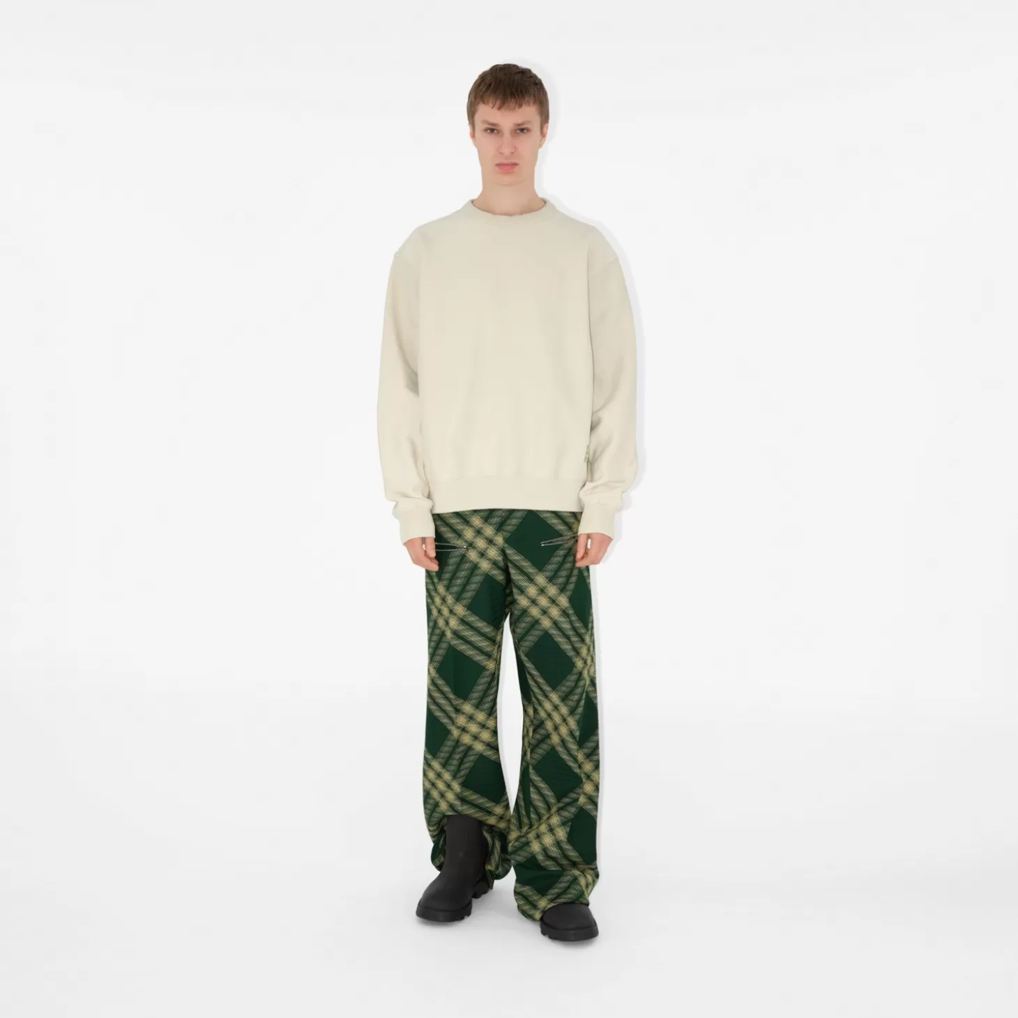 Burberry Tröja i bomull*Män Tröjor och tröjor