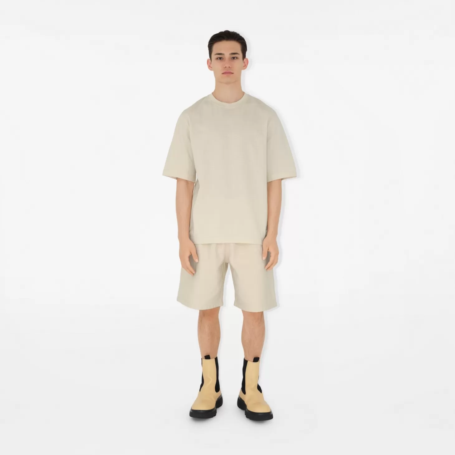Burberry T-shirt i bomull*Män Polos & T-shirts