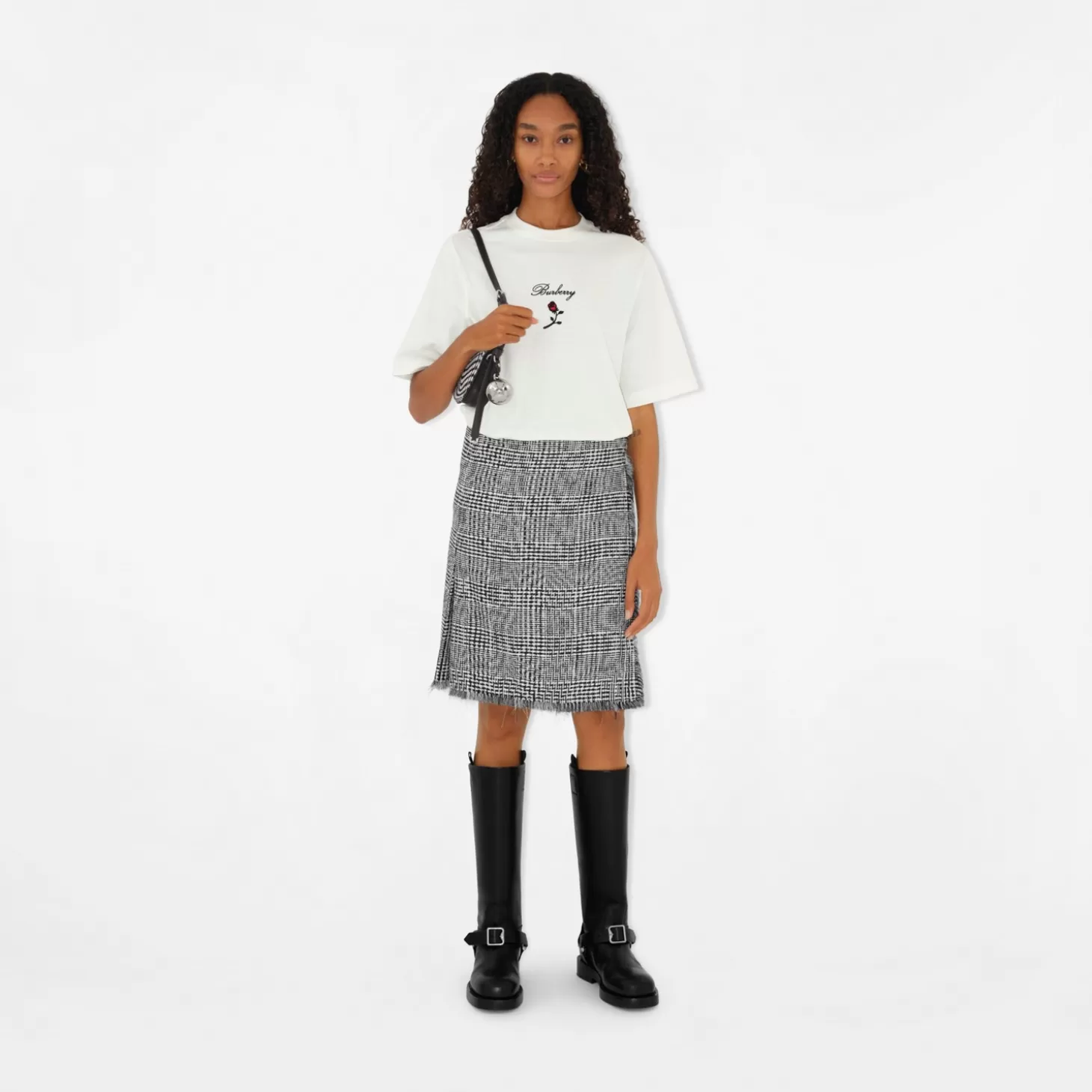 Burberry T-shirt i rosa bomull*Kvinnor T-shirts