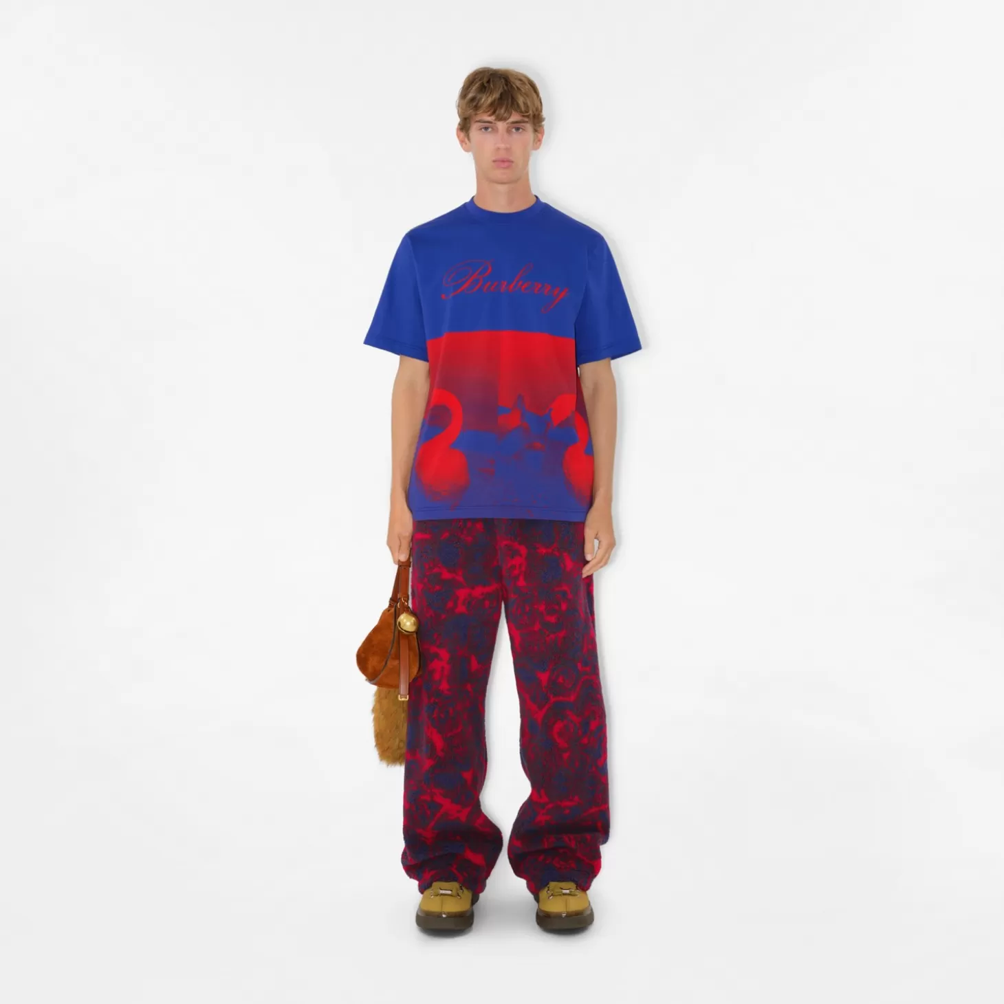 Burberry T-shirt med svantryck*Män Polos & T-shirts