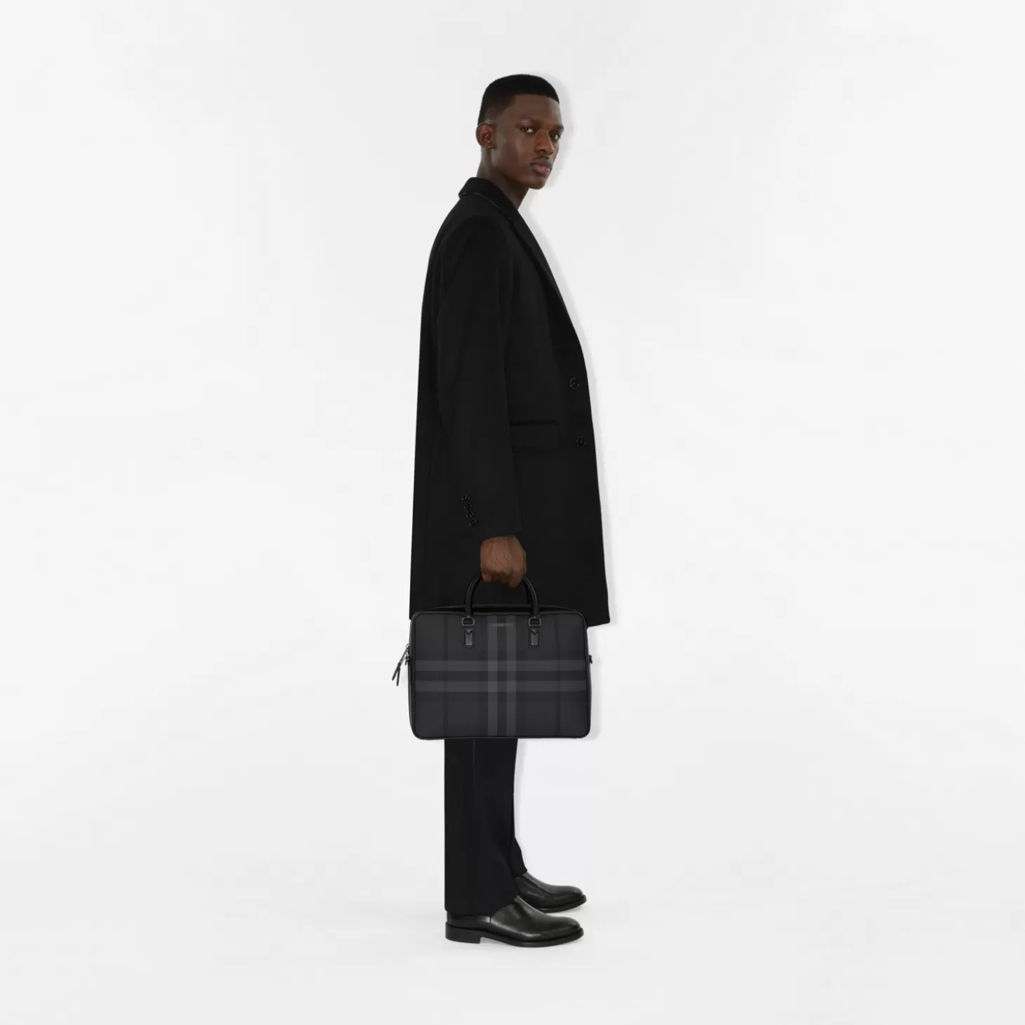 Burberry Ull Cashmere Skräddarsydd kappa*Män Kaffor och jackor