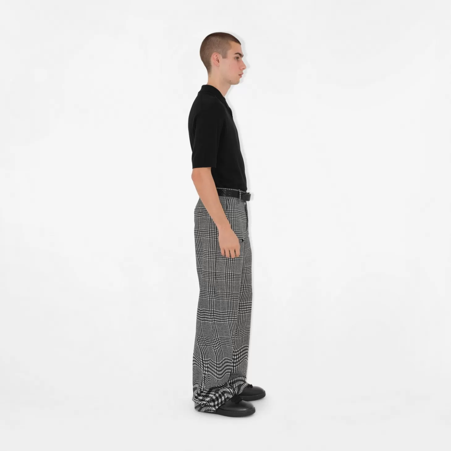 Burberry Ull pikétröja*Män Polos & T-shirts | Stickat