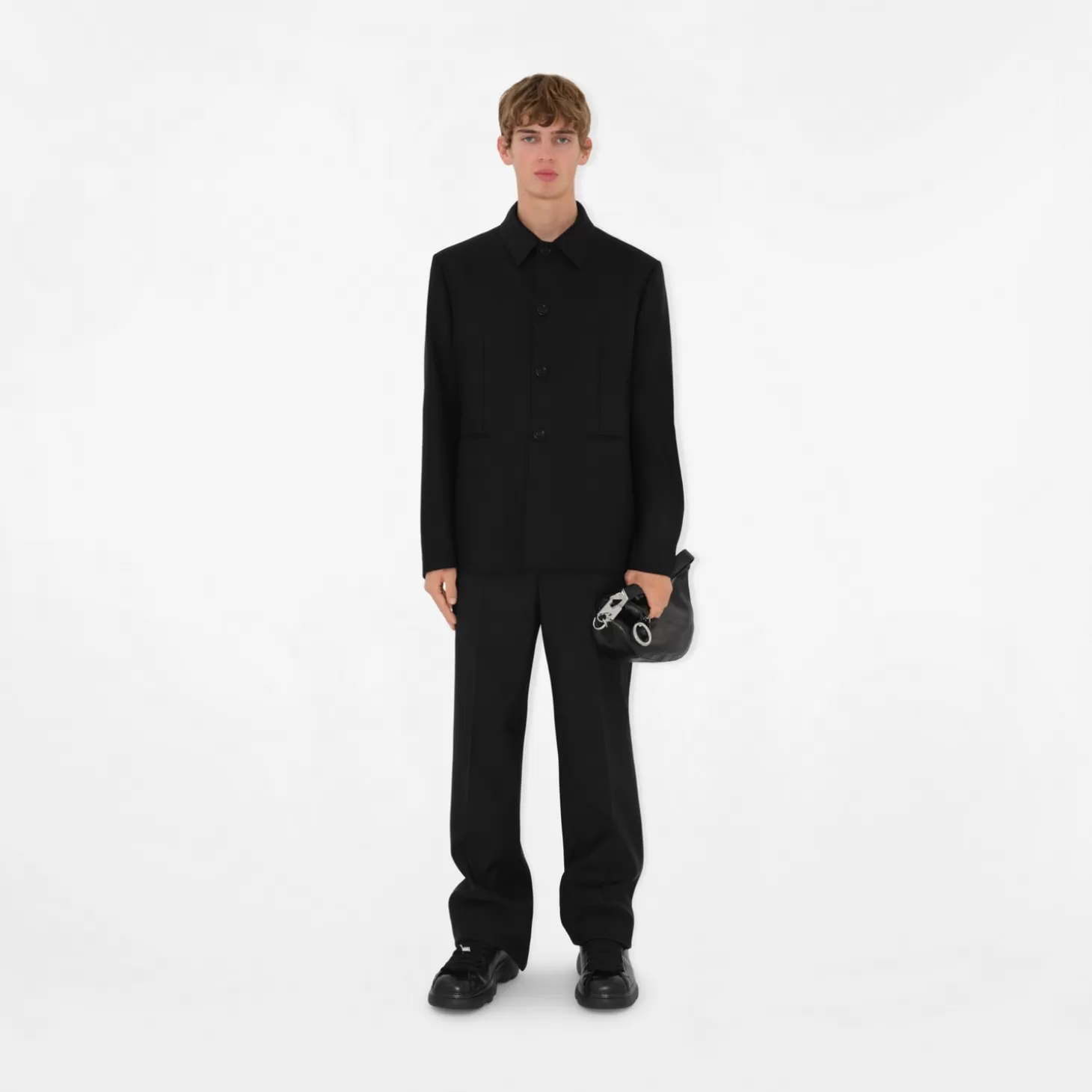 Burberry Ull skräddarsydd jacka*Män Blazers & Skräddarsy