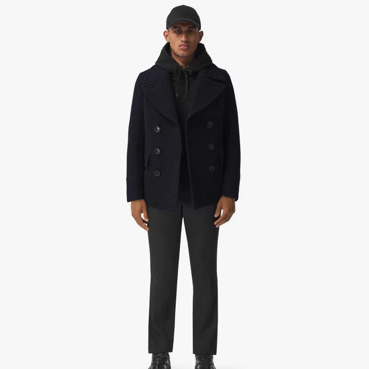 Burberry Ullblandning ärtrock*Män Kaffor och jackor