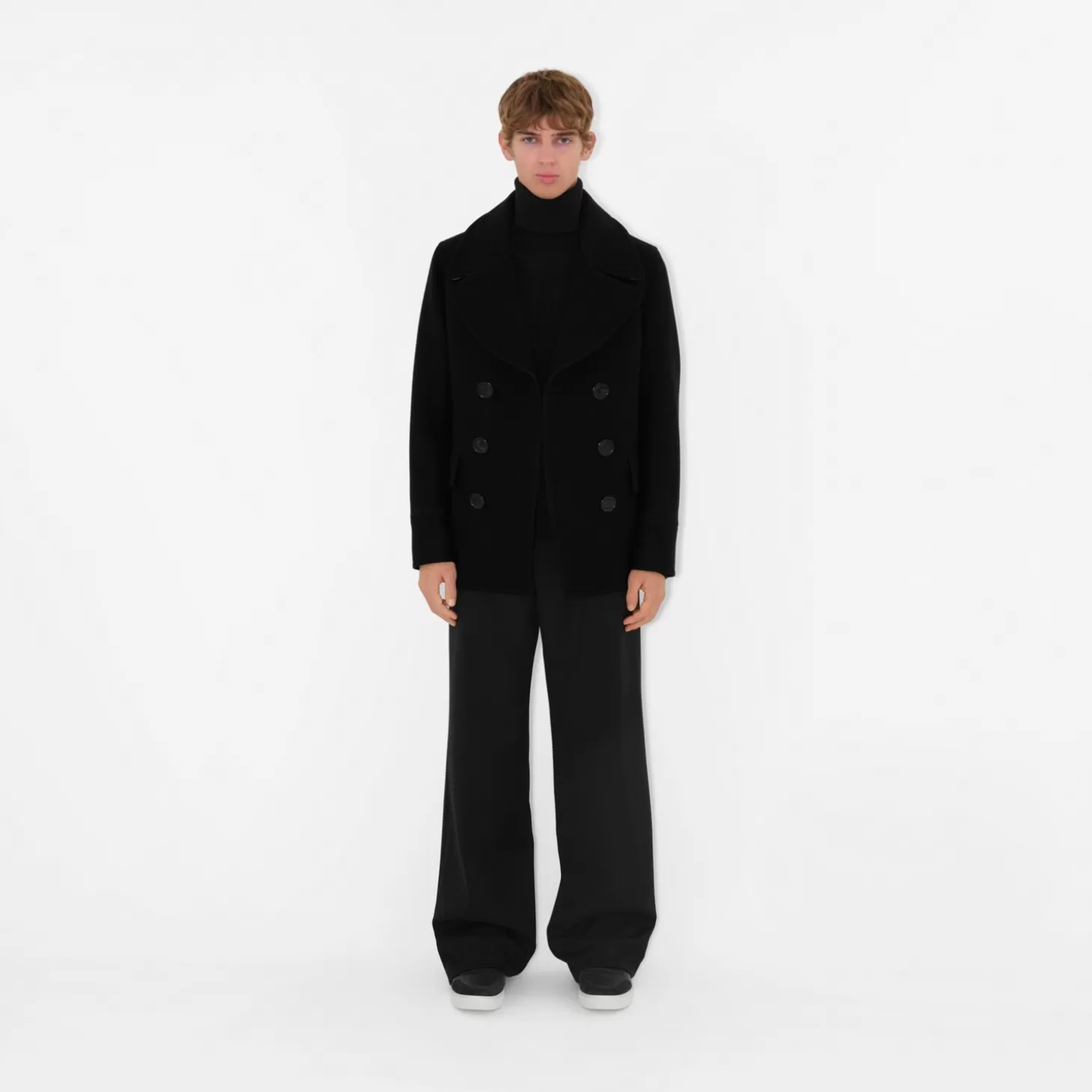 Burberry Ullblandning ärtrock*Män Kaffor och jackor