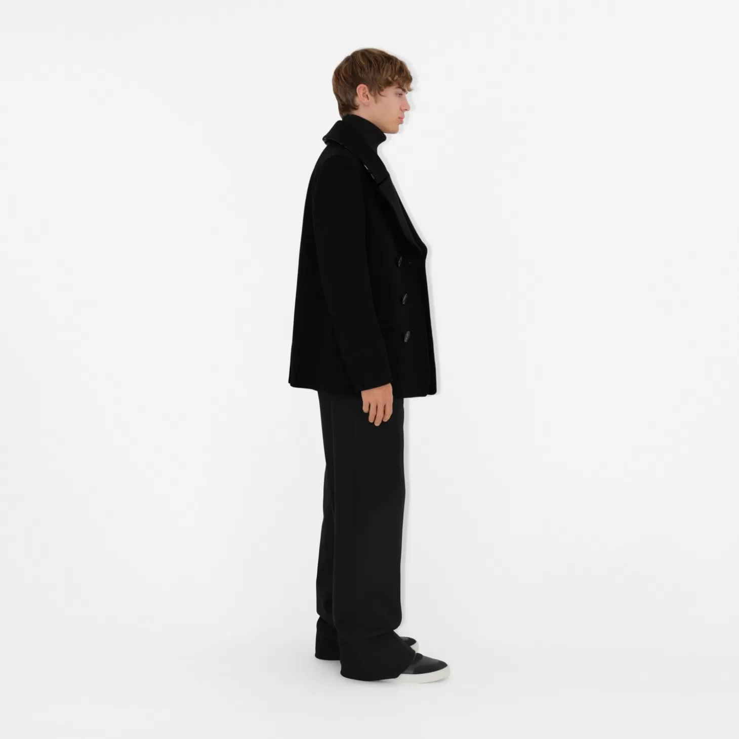 Burberry Ullblandning ärtrock*Män Kaffor och jackor