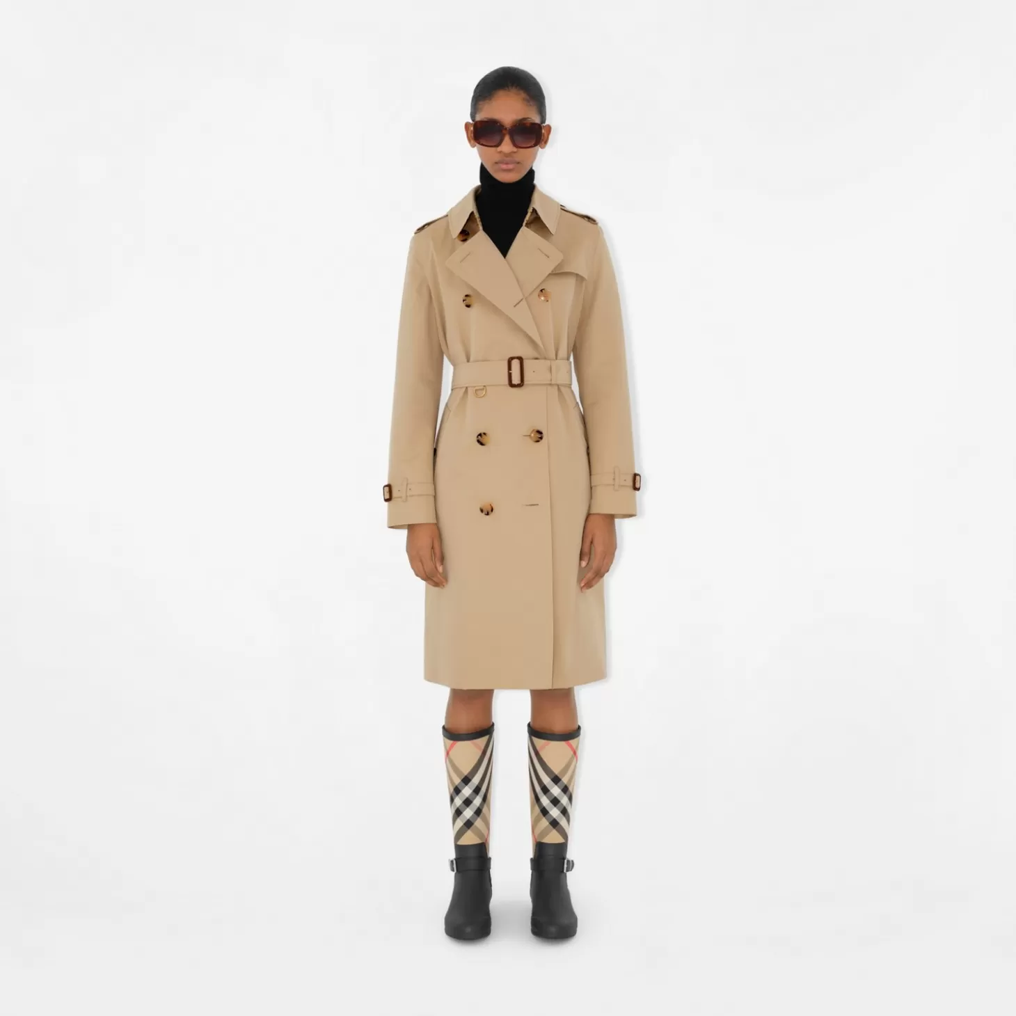 Burberry Överdimensionerade solglasögon med logotyp*Kvinnor Solglasögon