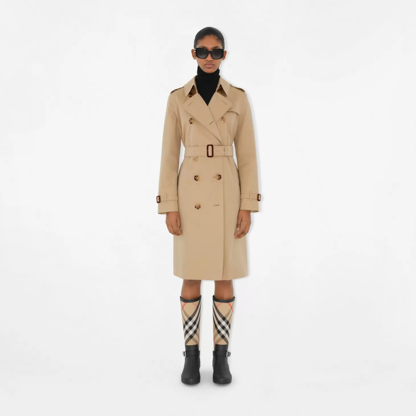 Burberry Överdimensionerade solglasögon med logotyp*Kvinnor Solglasögon