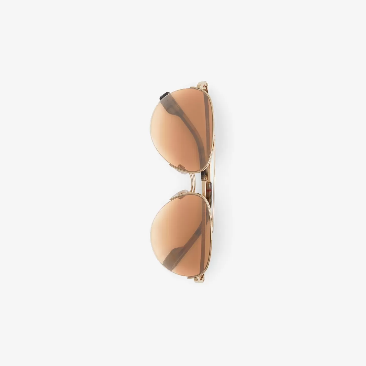 Burberry Vintage Check Detail Pilot Solglasögon*Kvinnor Solglasögon