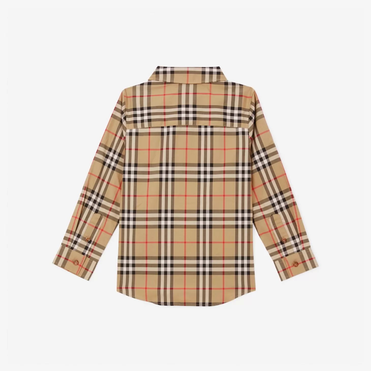 Burberry Vintage rutig bomullsskjorta i stretchig bomull*Barn Badkläder | Skjortor