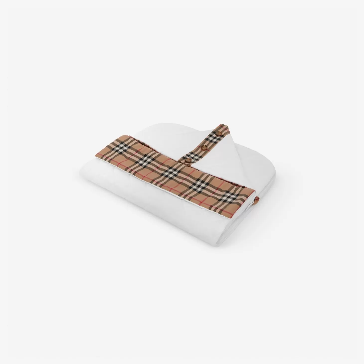 Burberry Vintage rutig fodrad quiltad bomull Baby Nest*Barn Bebispresenter | Nest & filtar