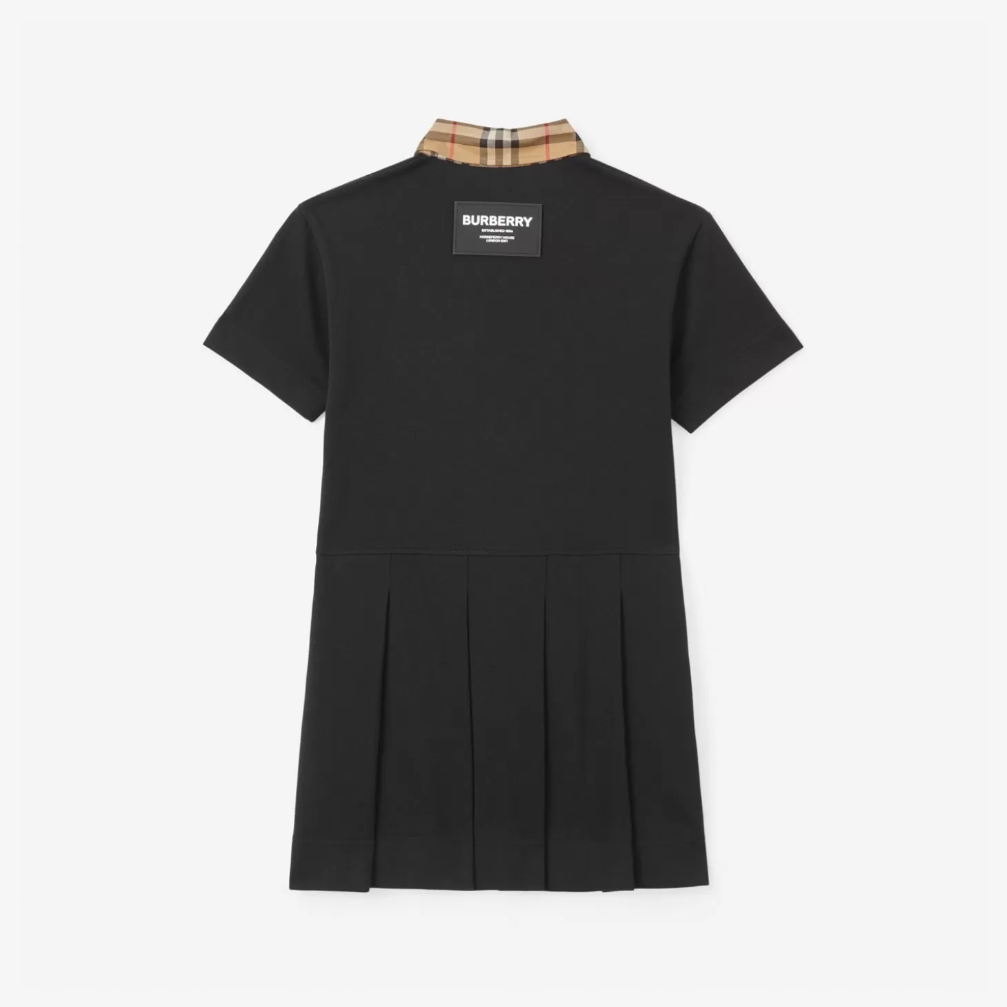 Burberry Vintage rutig pikéklänning i bomullspiké*Barn Badkläder | Klänningar och jumpsuits