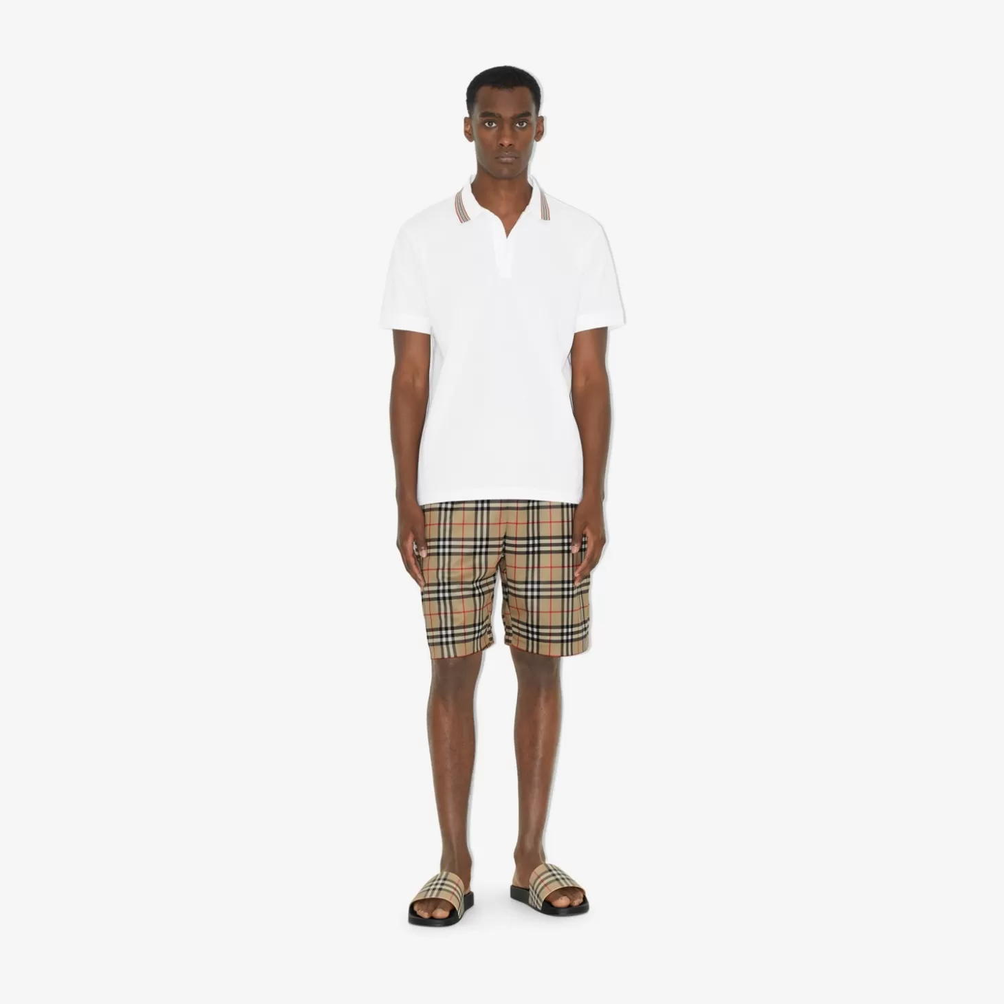 Burberry Vintage rutiga shorts*Män Byxor och shorts