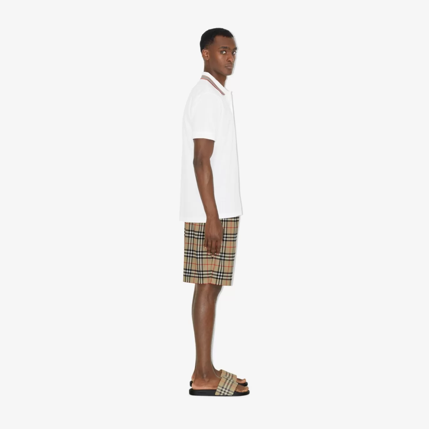 Burberry Vintage rutiga shorts*Män Byxor och shorts