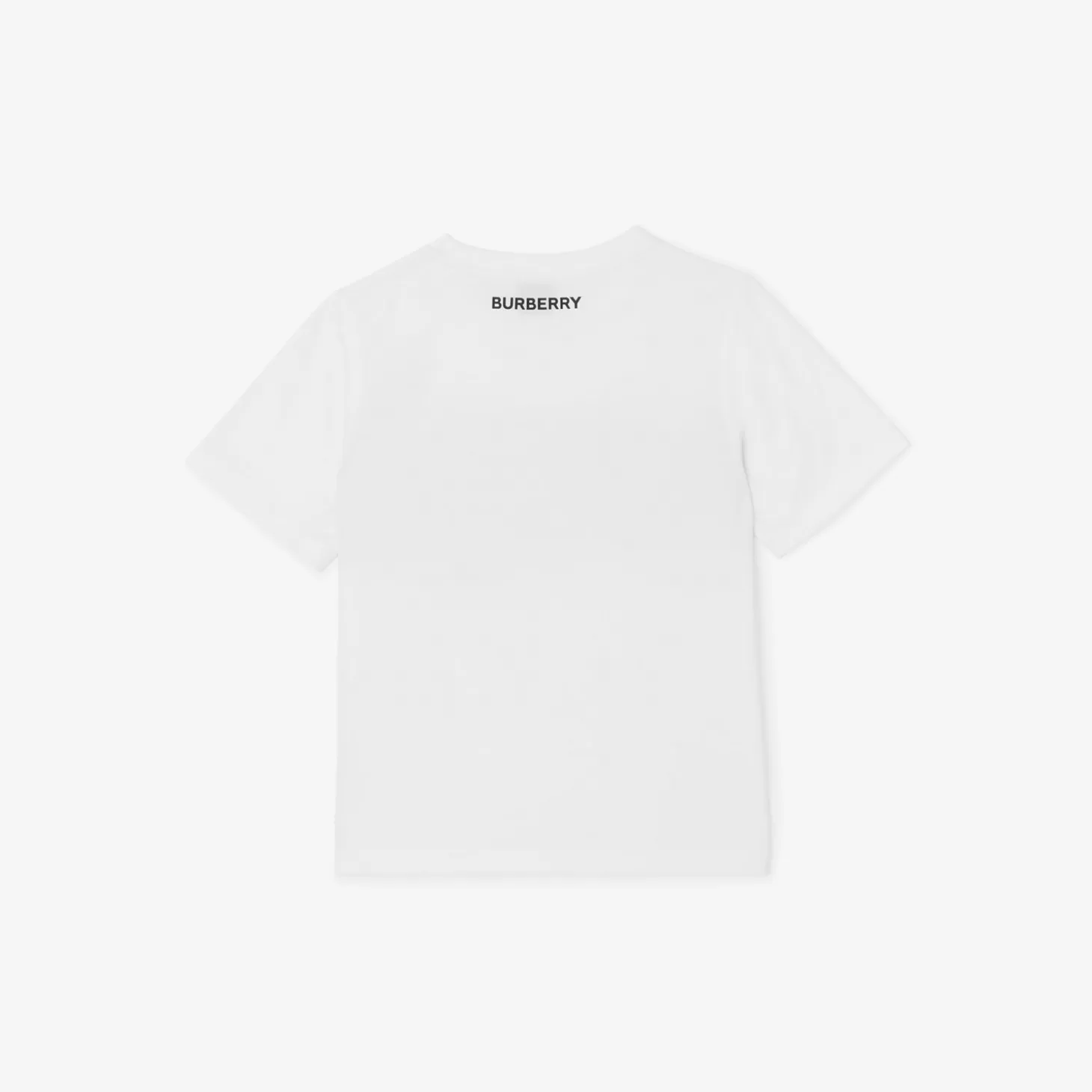 Burberry Vintage T-shirt i bomull med rutig panel*Barn Badkläder | Polos & T-shirts