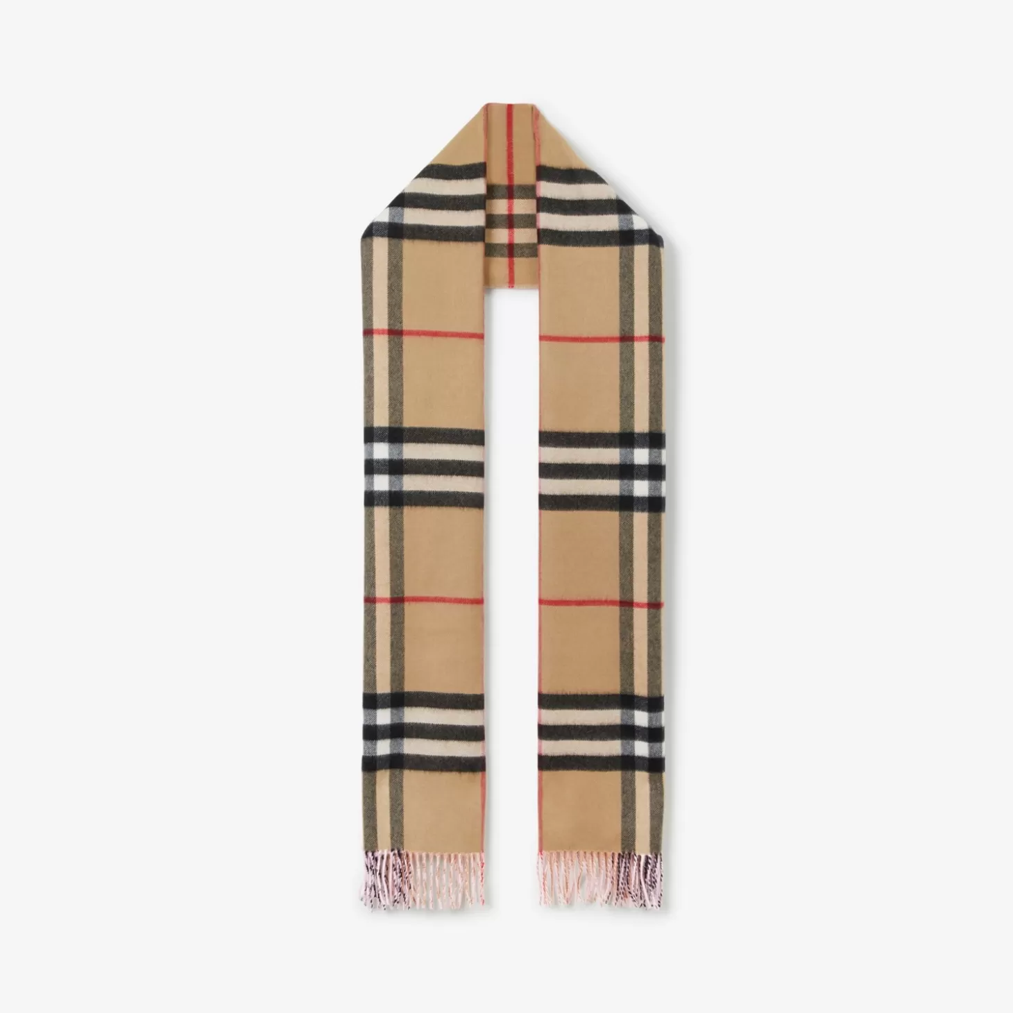 Burberry Vändbar Check Cashmere Scarf*Män/Kvinnor Personliga presenter | Personliga presenter