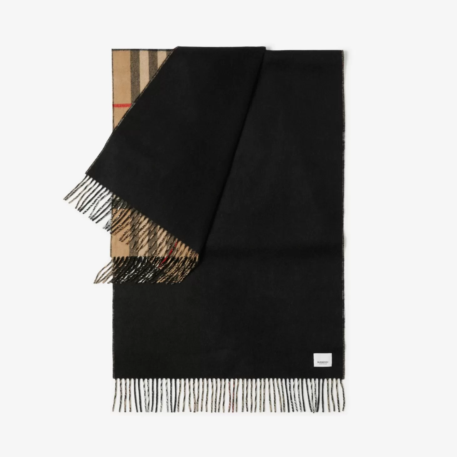 Burberry Vändbar Check Cashmere Scarf*Män/Kvinnor Personliga presenter | Personliga presenter