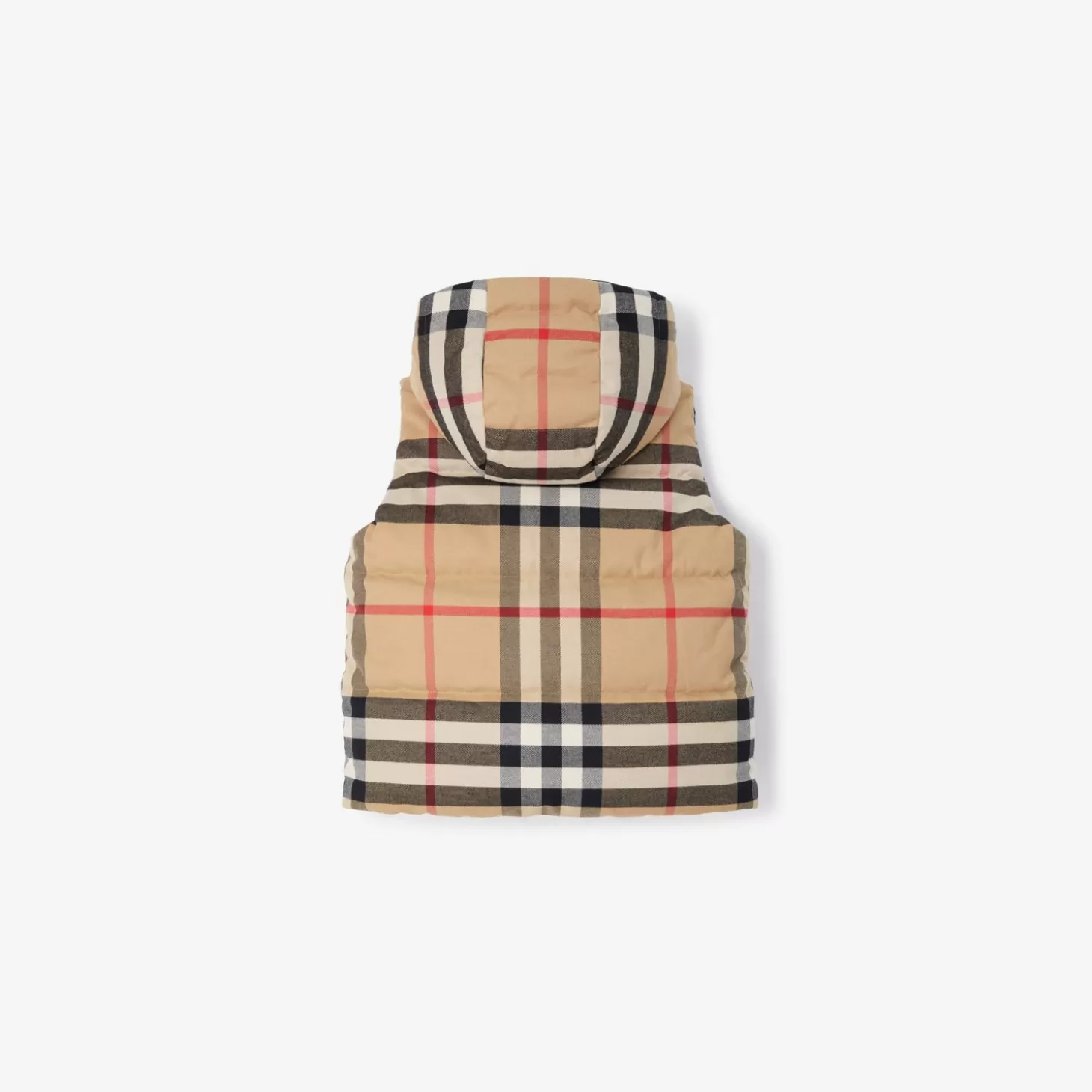 Burberry Vändbar Check Puffer Gilet*Barn Badkläder | Kaffor och jackor