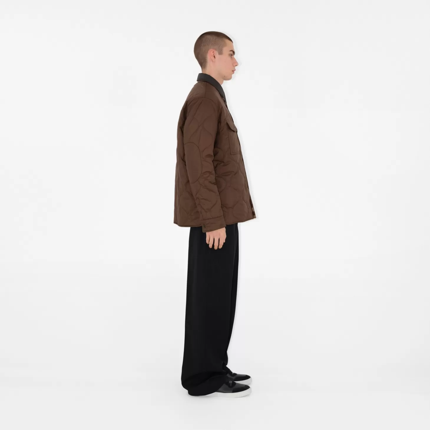 Burberry Vändbar quiltad overshirt*Män Kaffor och jackor