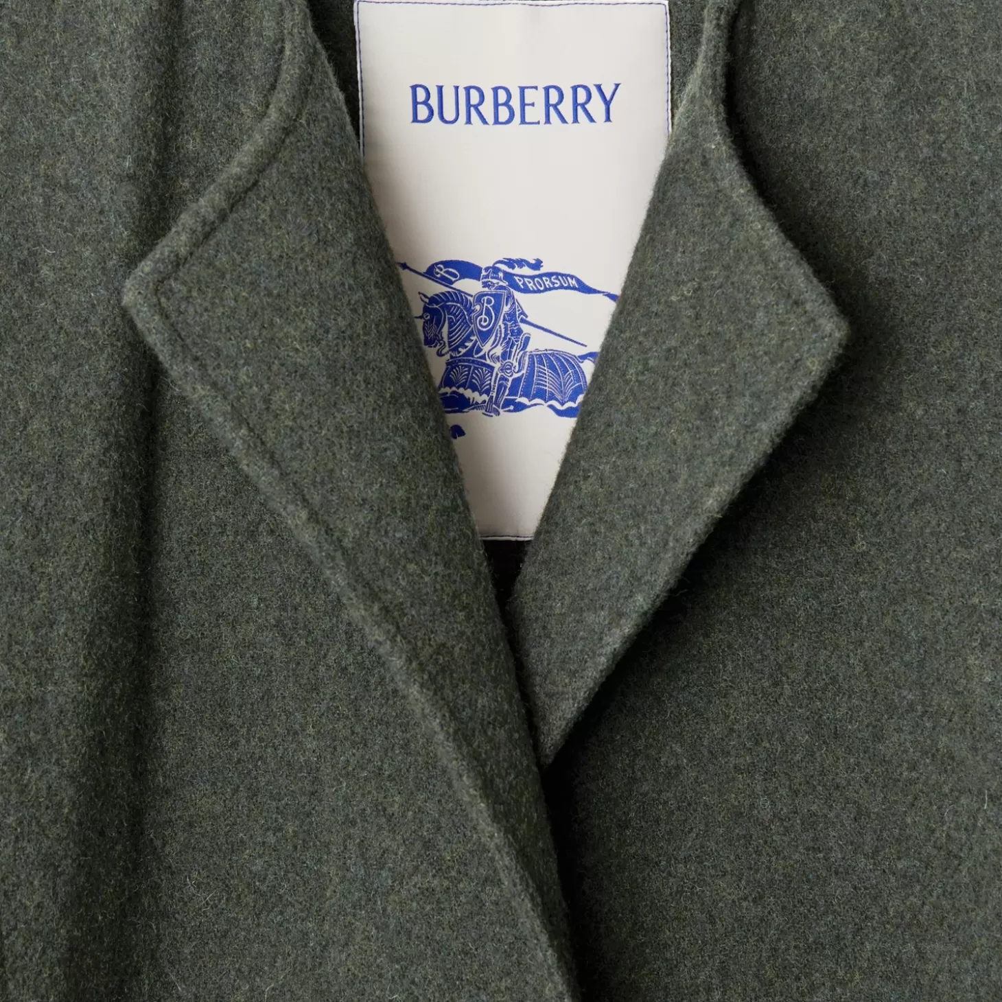 Burberry Wrap Coat av ull*Kvinnor Kaffor och jackor